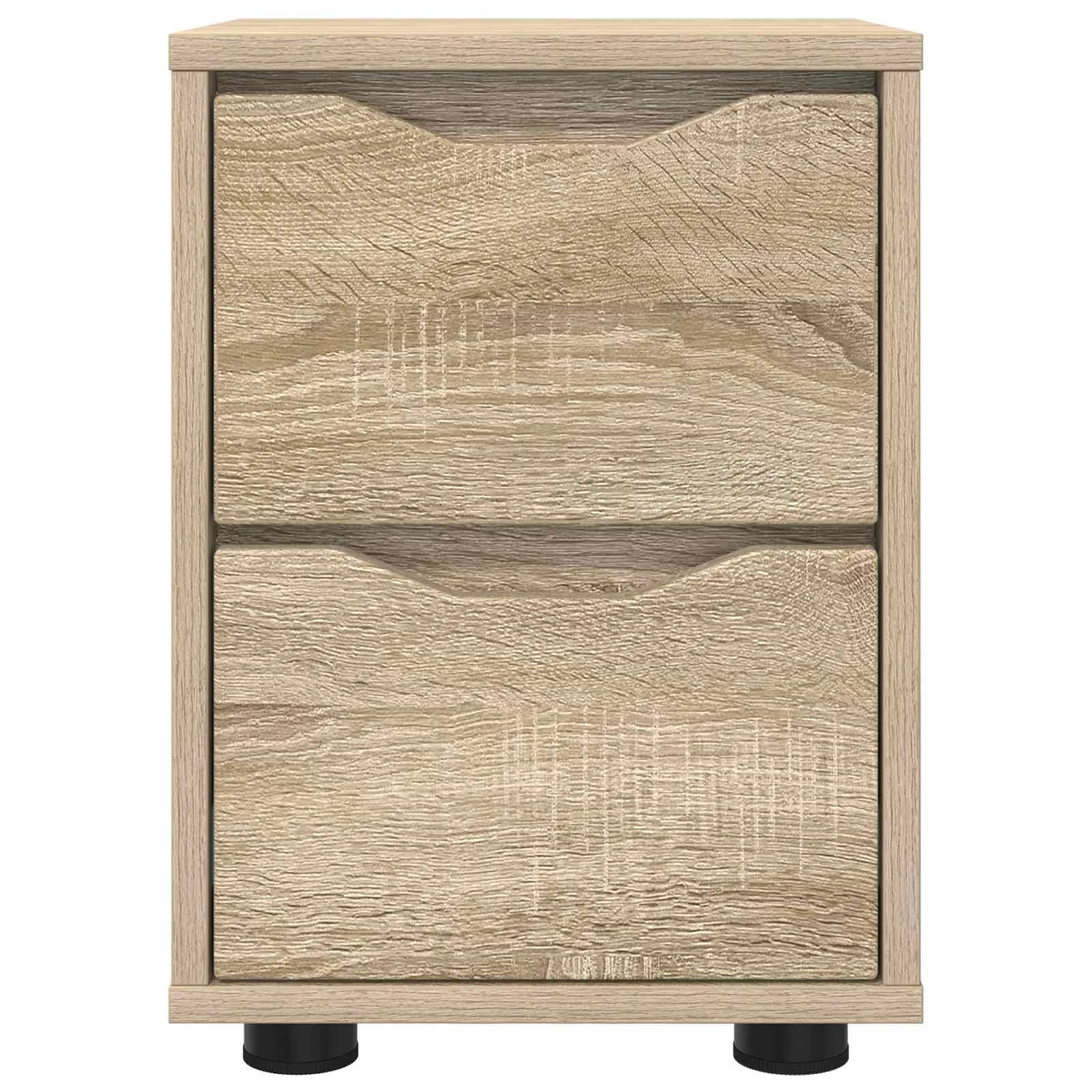 Posteljne mize 2 kos Sonoma hrast 30,5 x 30 x 43 cm - slika 6