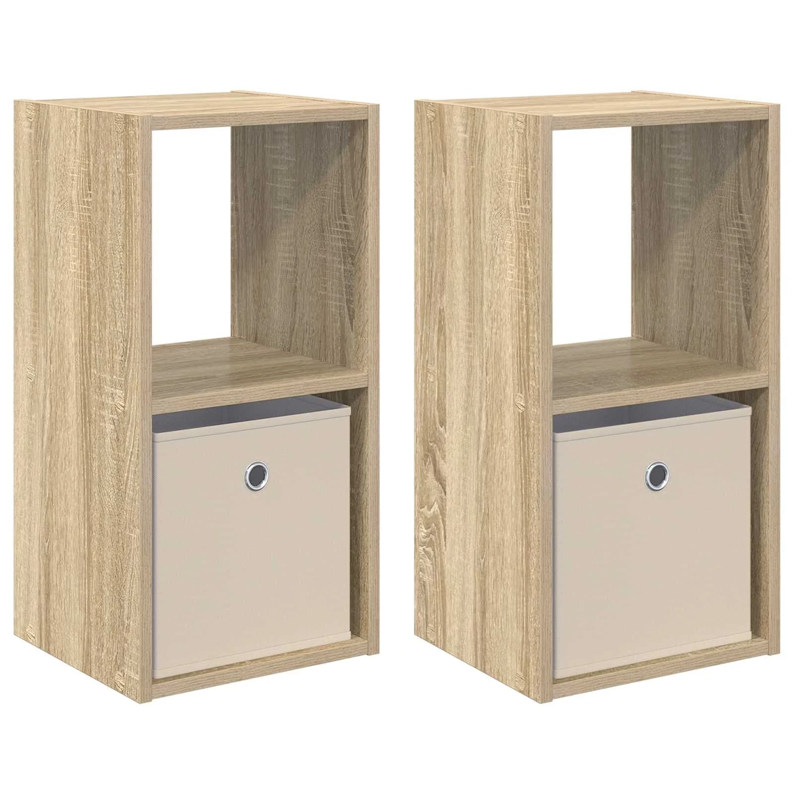 Nočna omarica 2 kos Sonoma hrast 30,5 x 27 x 59,5 cm - slika 2