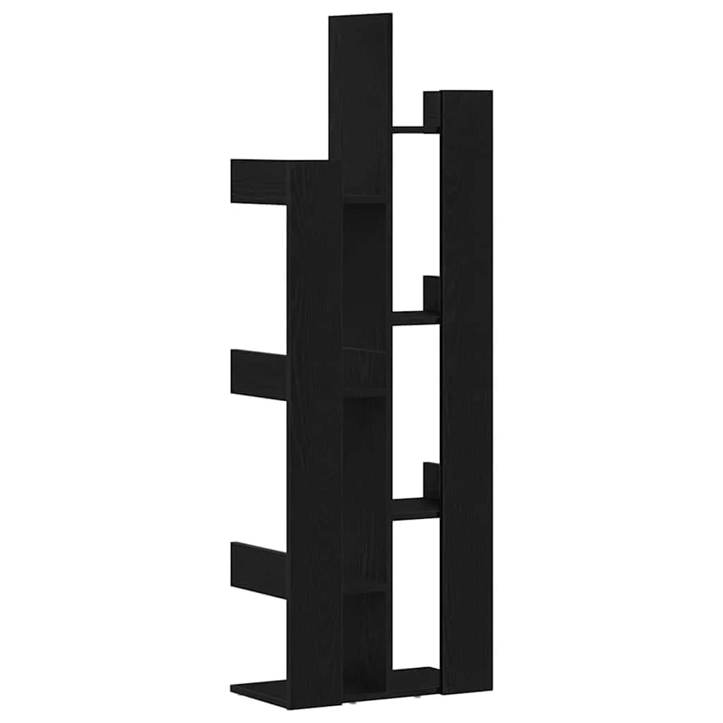 Knjižna omara 8 nivojev 48 x 25,5 x 140 cm Inženirski les - slika 5