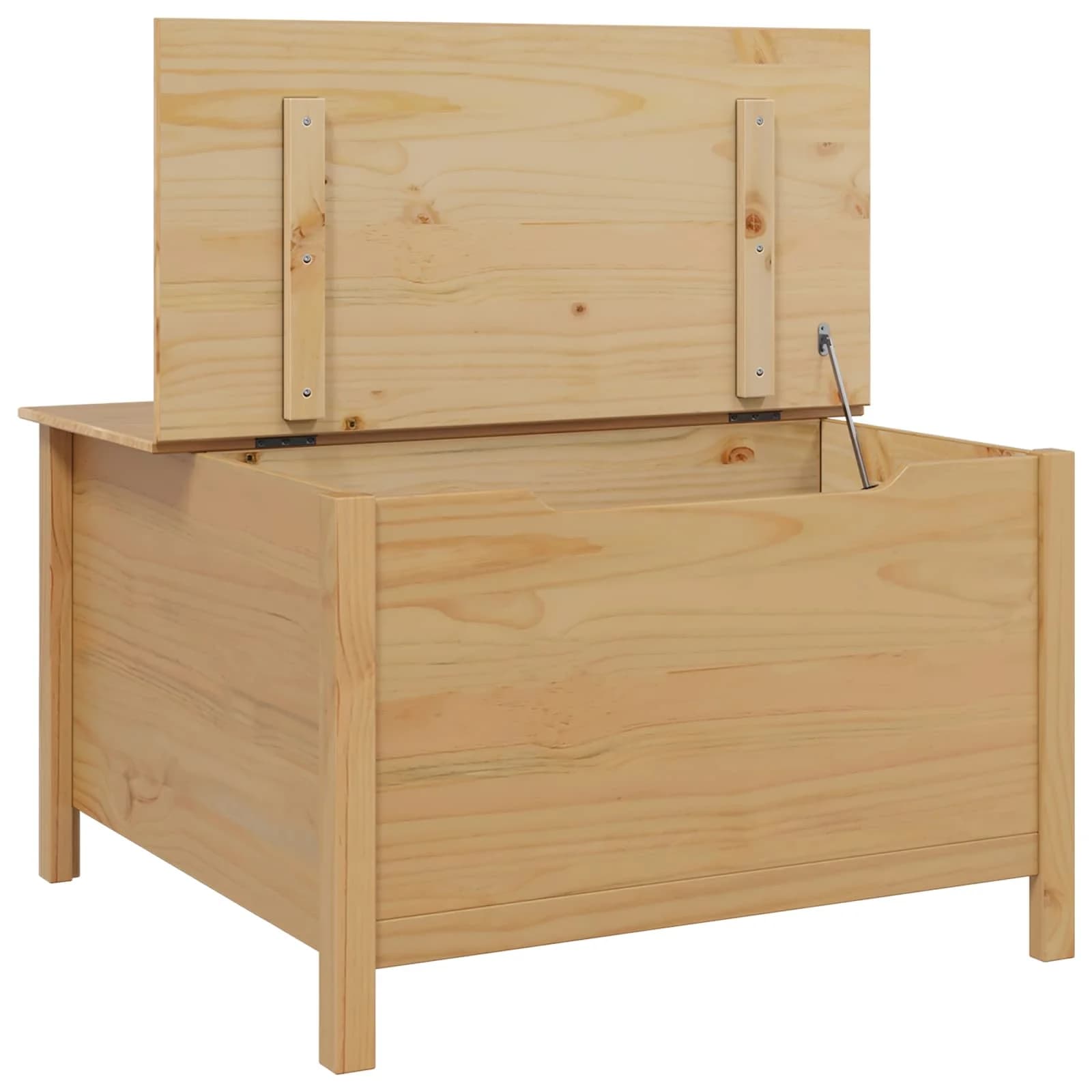 Klubska miza s predalom HILL Medeno rjava 79.5 x 79.5 x 49 cm - slika 5