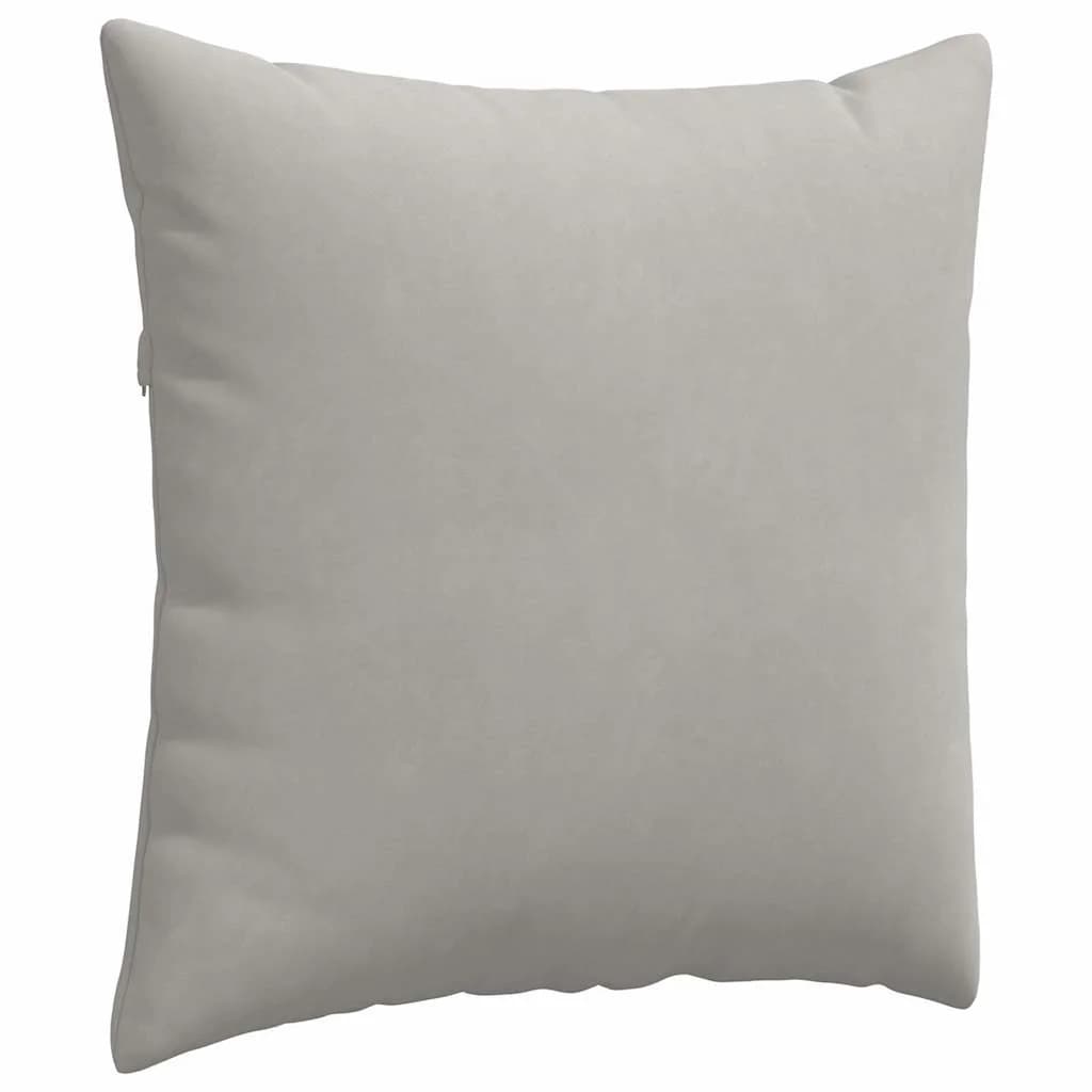 Blazine za kavč 2 pcs Svetlo siva 80 x 80 cm blago - slika 5