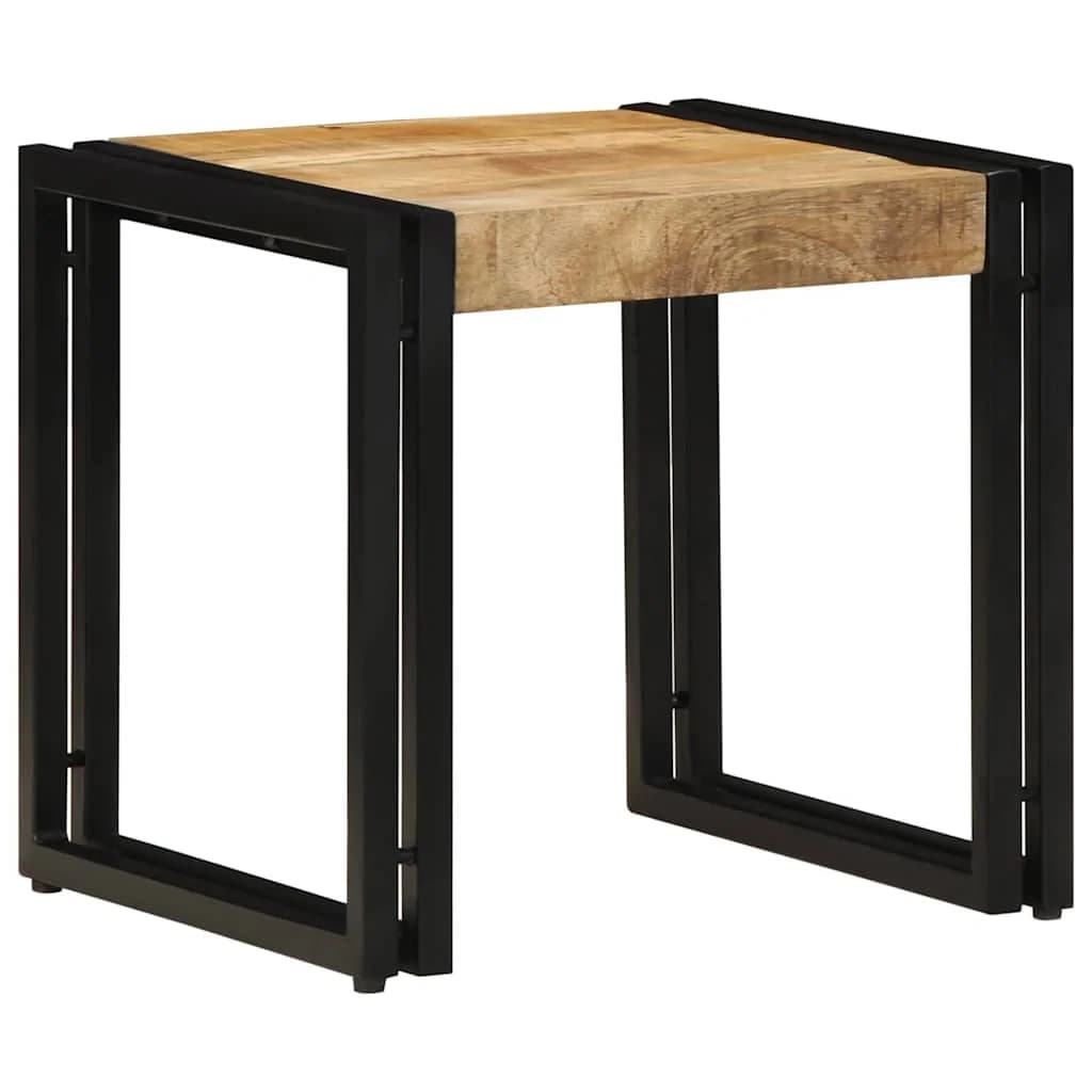 Klubska miza Rjava 40 x 40 x 38 cm Masiven les manga - slika 3