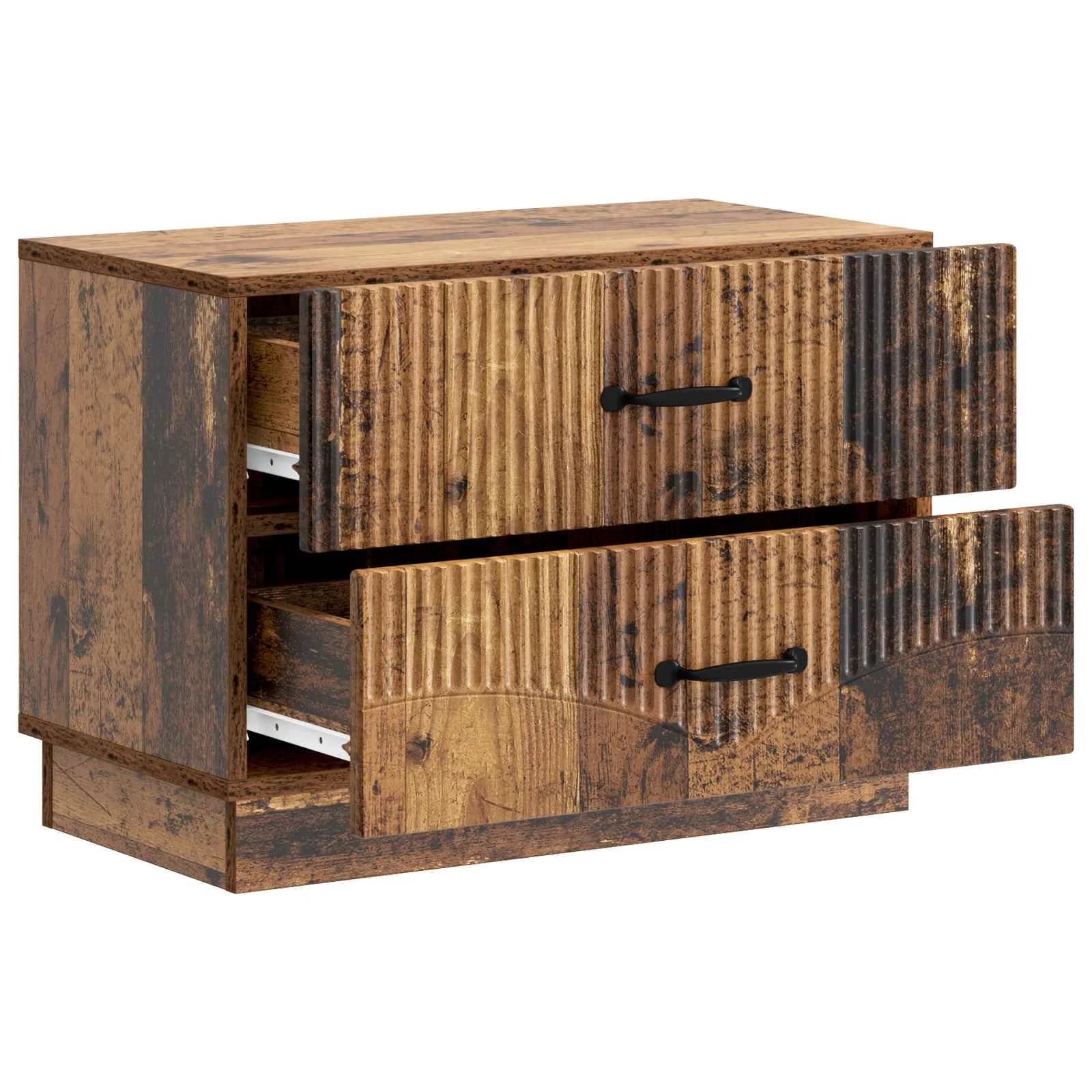 Nočna omarica Star les 62 x 34,5 x 44,5 cm Inženirski les - slika 4