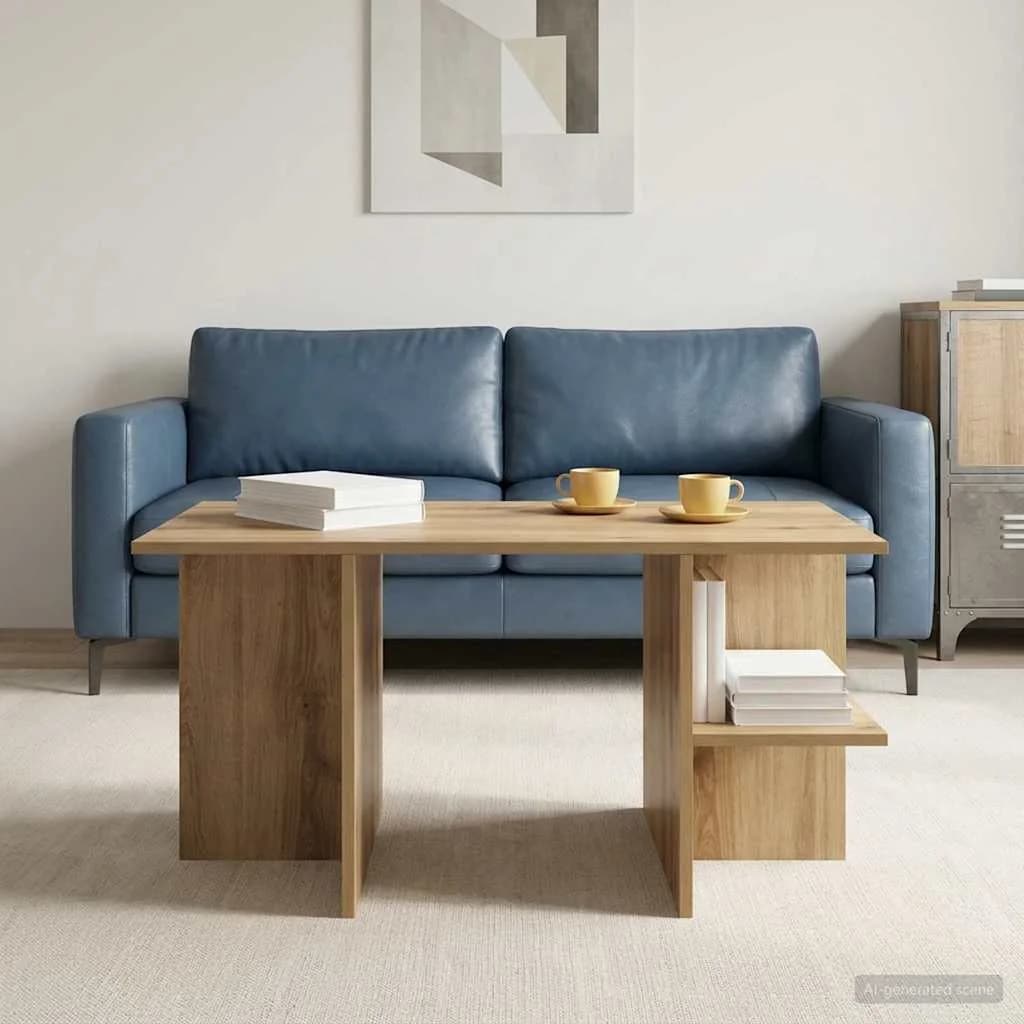 Klubska miza Artisan hrast 87 x 50 x 45 cm Konstruirano leseno
