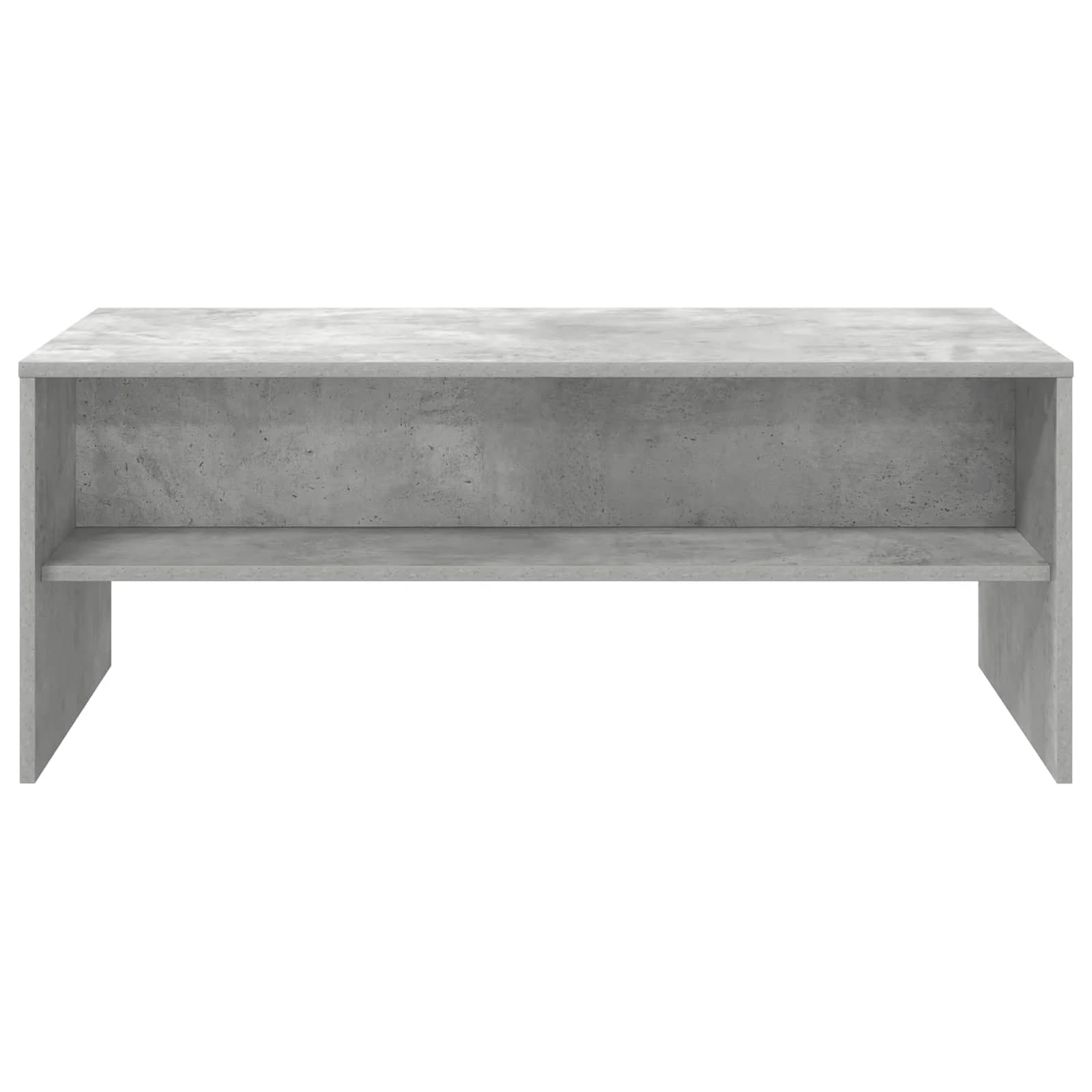 Klubska miza Betonsko siva 100 x 50 x 40 cm Inženirski les - slika 5
