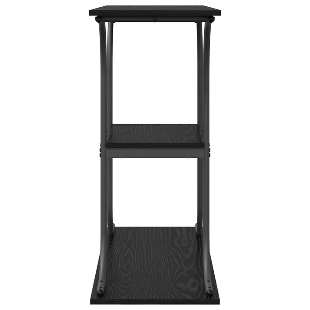 Konzolna miza Črna Orehovina 101 x 35 x 80,5 cm Inženirski les - slika 6