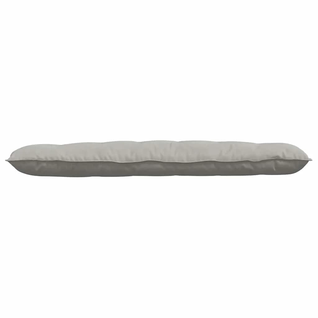 Poglavni vzglavnik Svetlo siva 160 x 50 cm Mikrofiber tkanina - slika 5