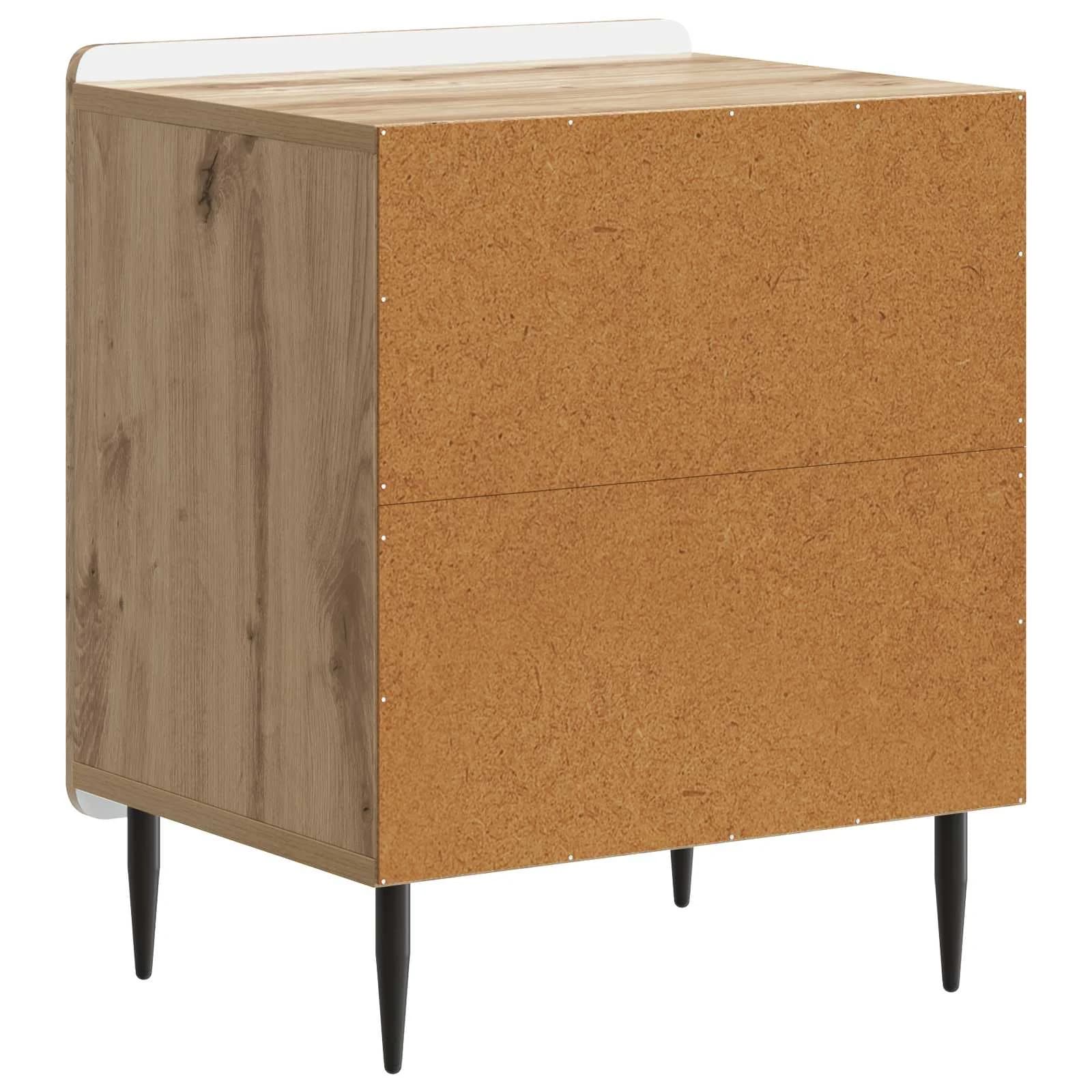 Nočna omarica Artisan hrast 43 x 34,5 x 52 cm Inženirski les - slika 6