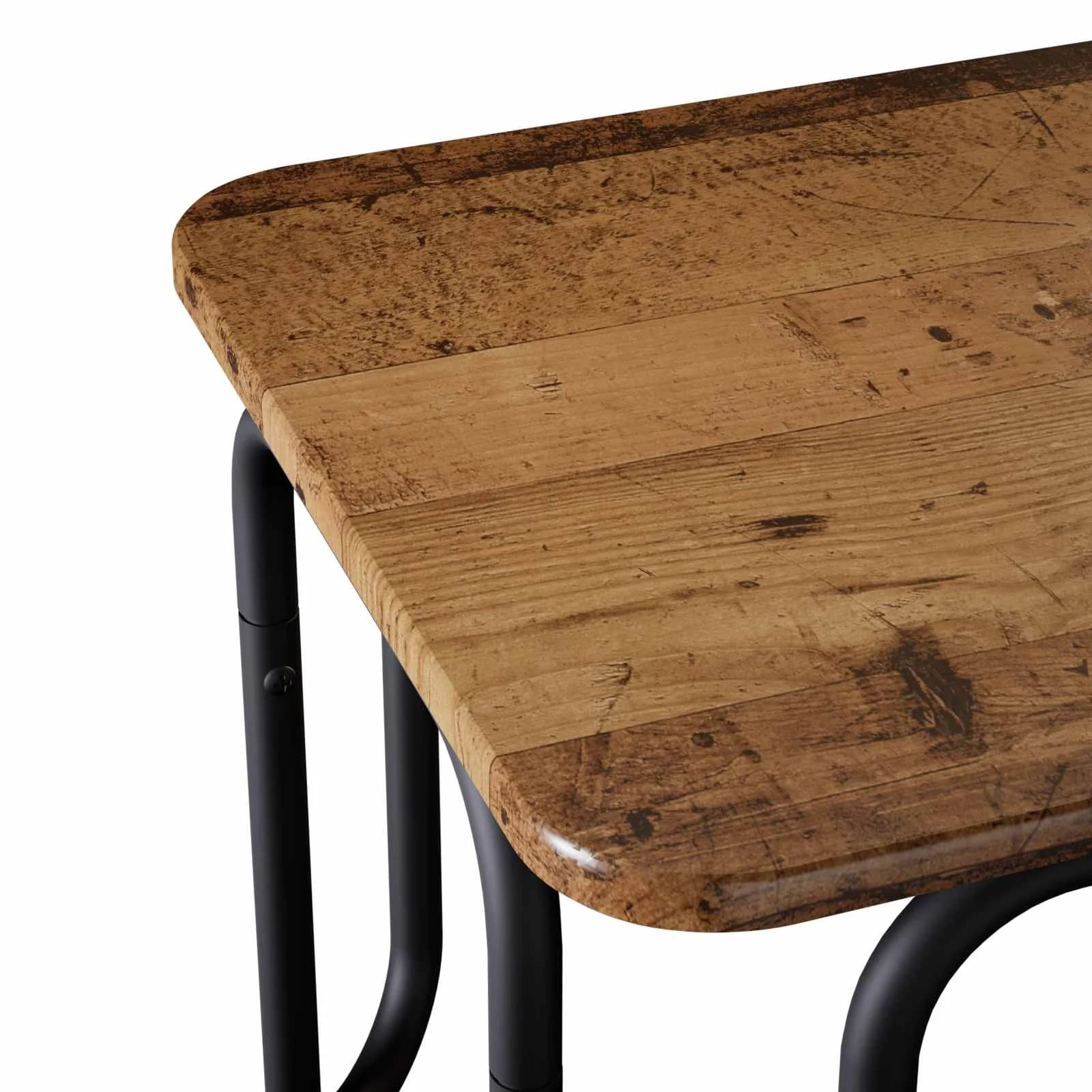 Klubska miza Star les 100 x 50 x 45 cm Inženirski les - slika 5
