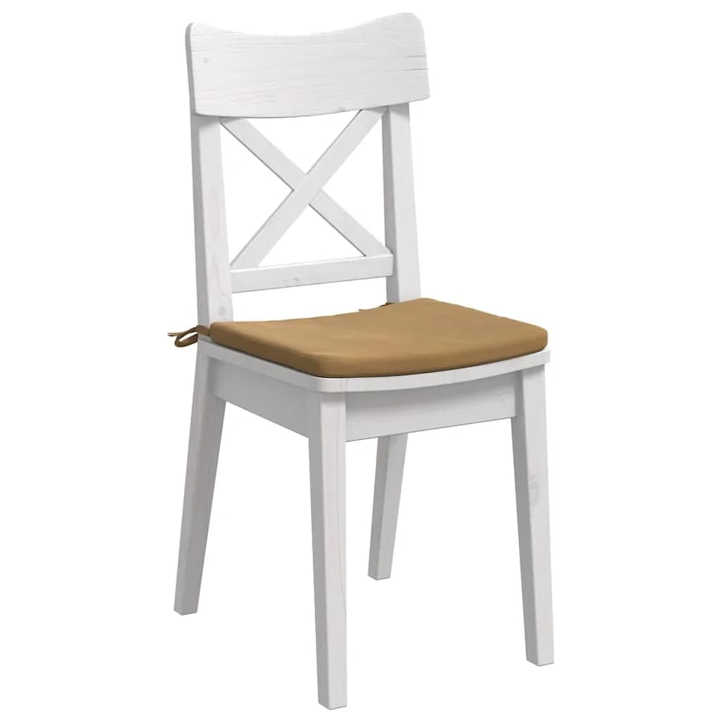 Sedežne blazine 4 kos Žamet Rjava 40 x 40 x 3 cm - slika 3