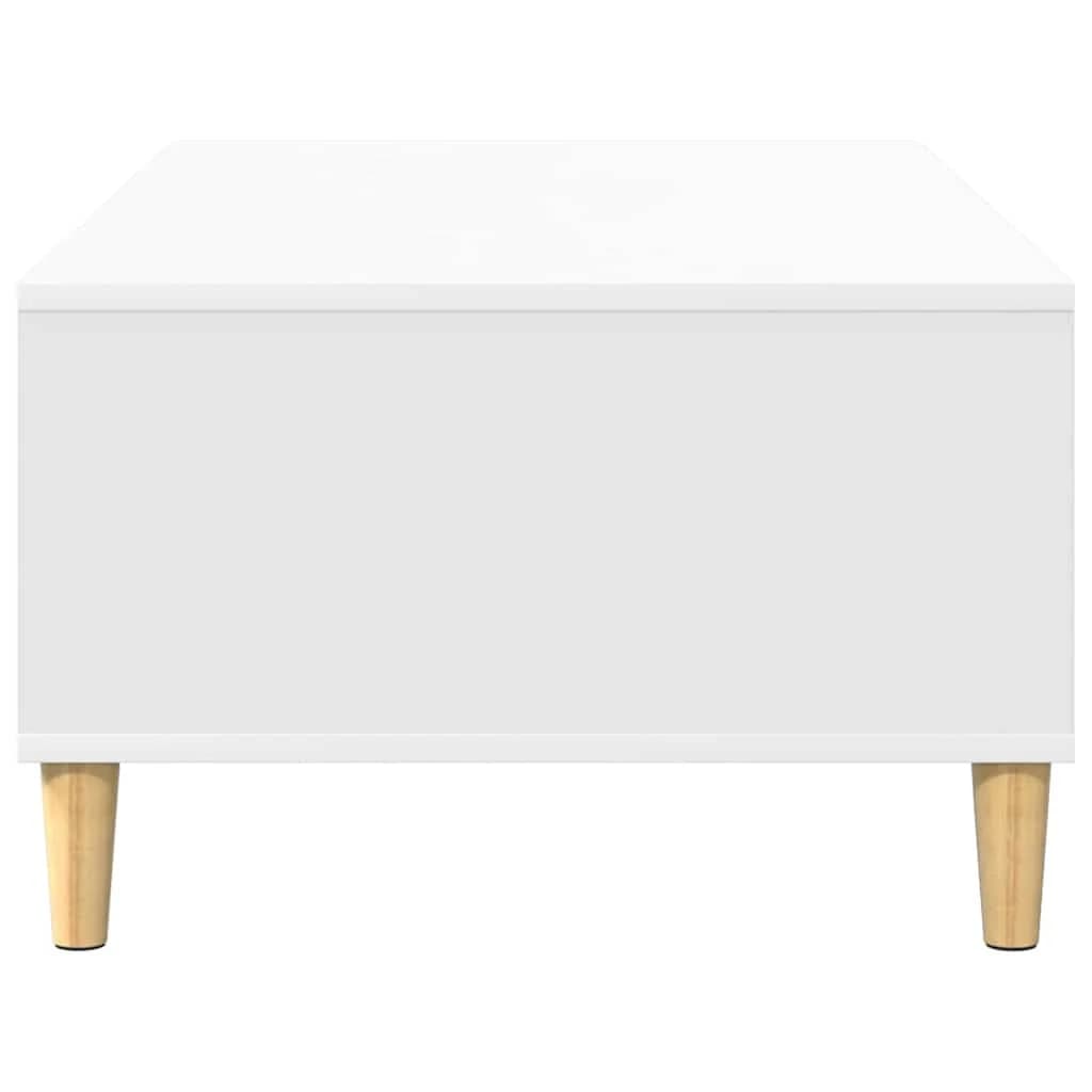 Klubska miza Bela 102 x 55 x 35 cm Inženirski les - slika 7