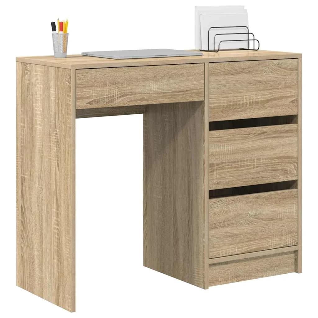 Miza Sonoma hrast Inženirski les 90 x 37.5 x 75 cm - slika 3