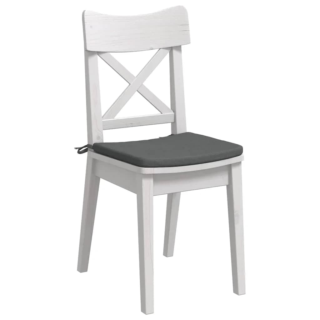Sedežne blazine 4 kos blago Temno siva 40 x 40 x 3 cm - slika 3