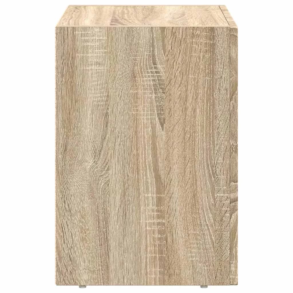 Nočna omarica ELST 2 kos Sonoma hrast 40 x 35 x 50 cm - slika 7