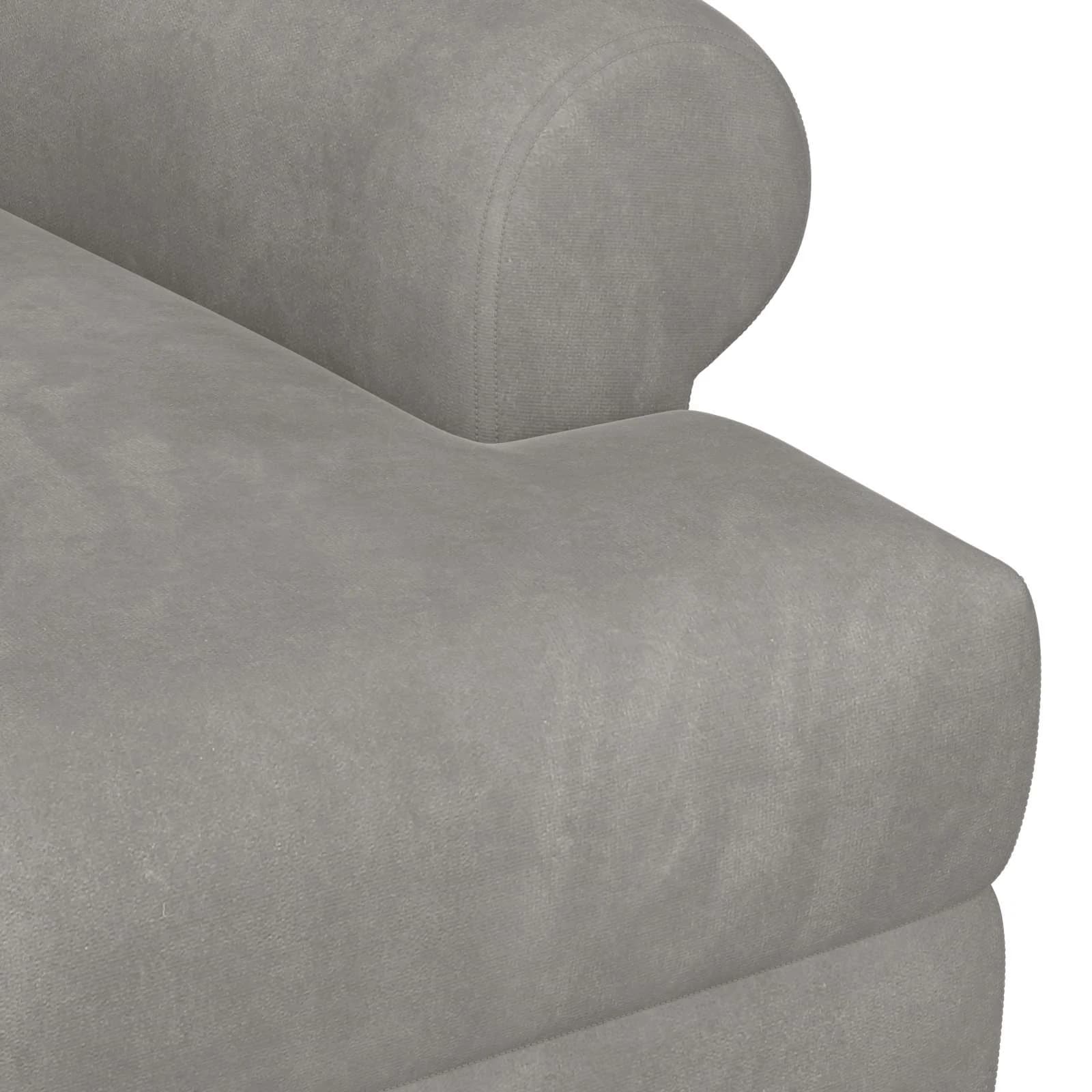 Dvojnica s gumbi Svetlo siva 120 x 66 x 78 cm Žamet - slika 6