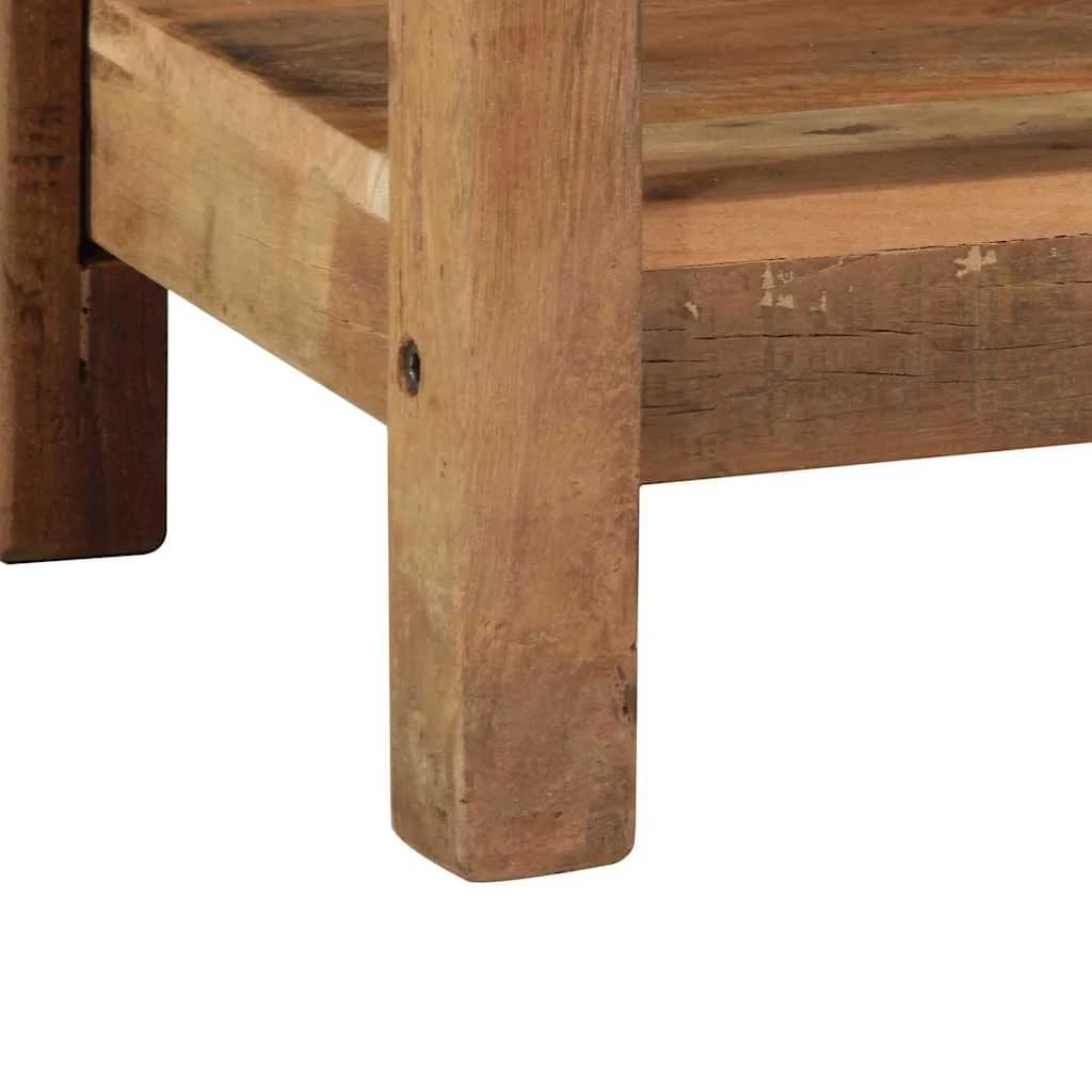Konzolna miza Rjava 107 x 33 x 76 cm Trdna obnovljena les - slika 11