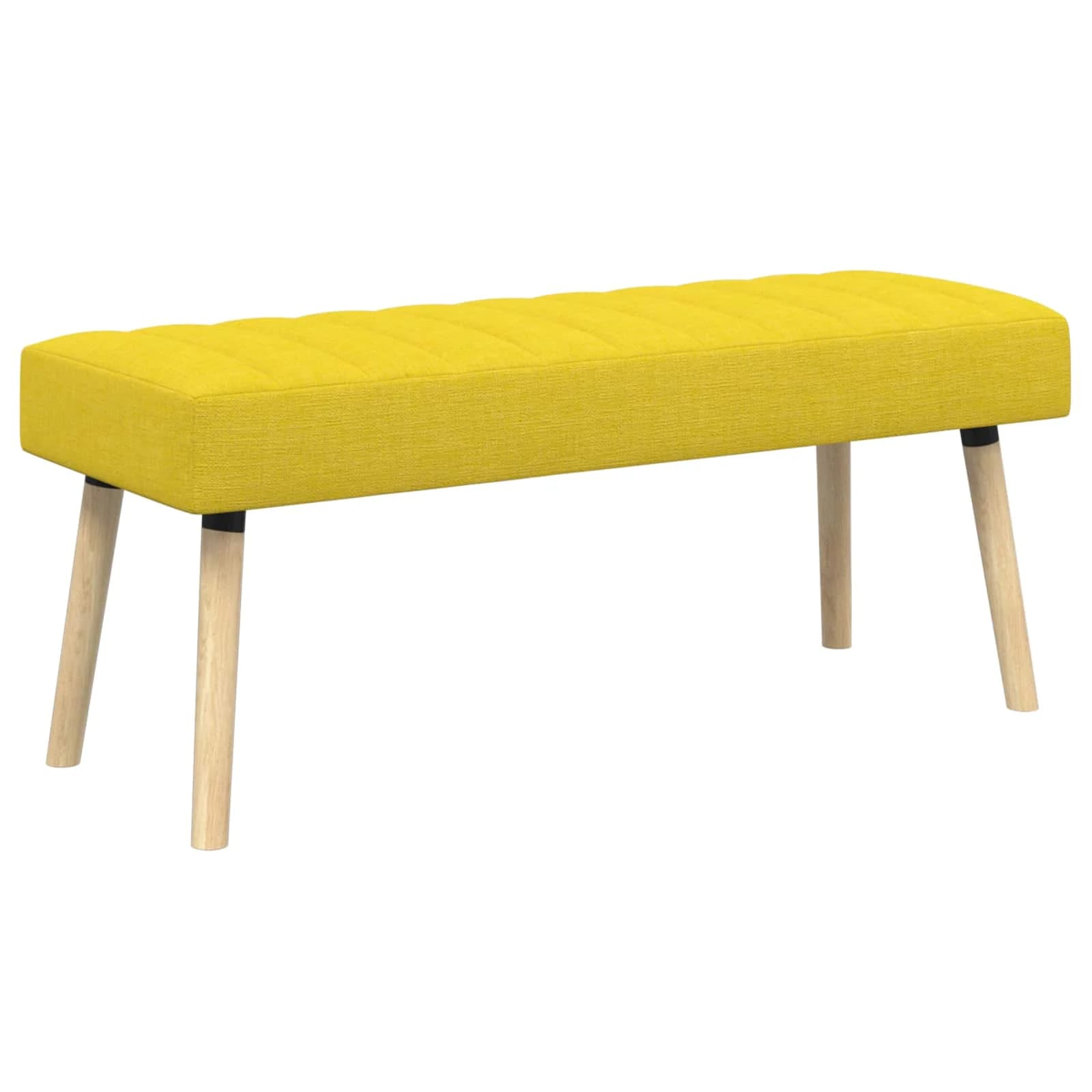 Bench z kanalnim oblazinjenjem Svetlo rumena 110 x 40 x 46 cm - slika 2