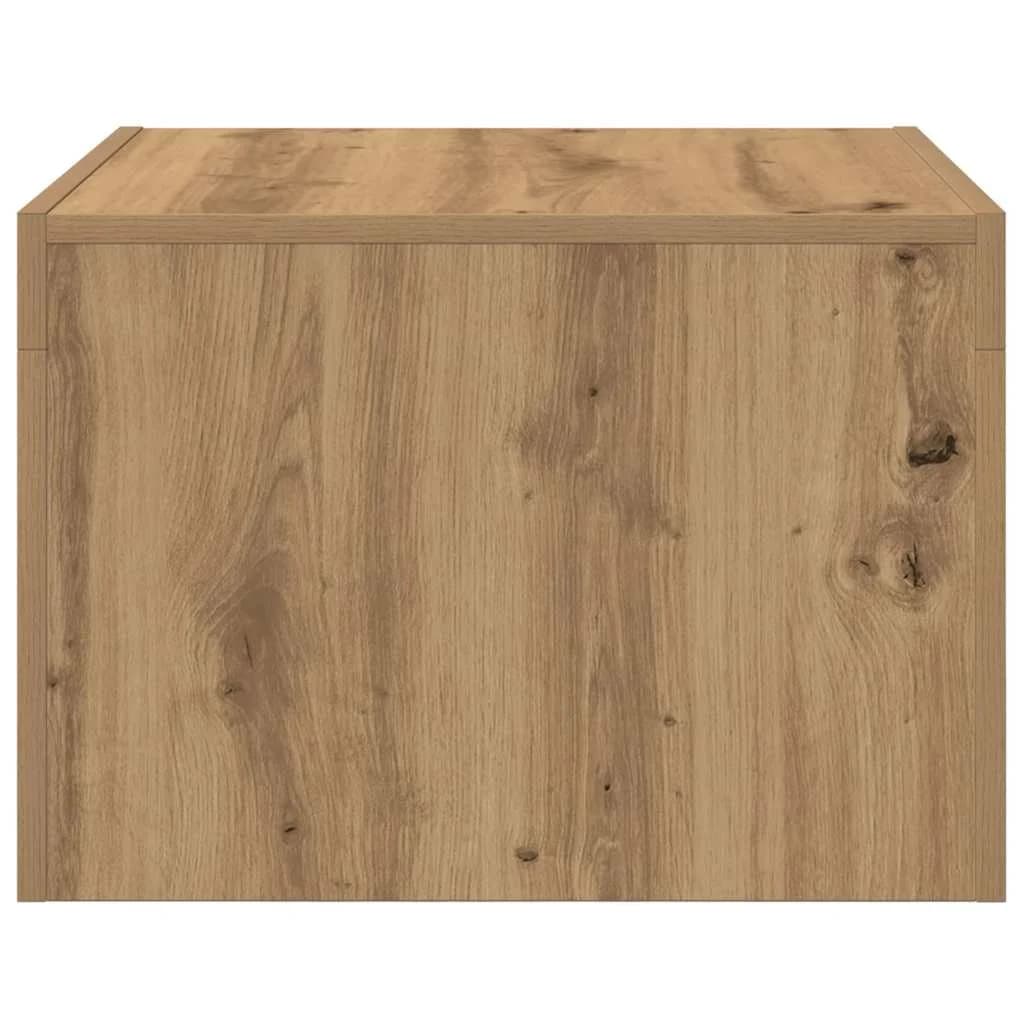 Klubska miza Umetni hrast 50 x 50 x 35 cm Inženirski les - slika 6