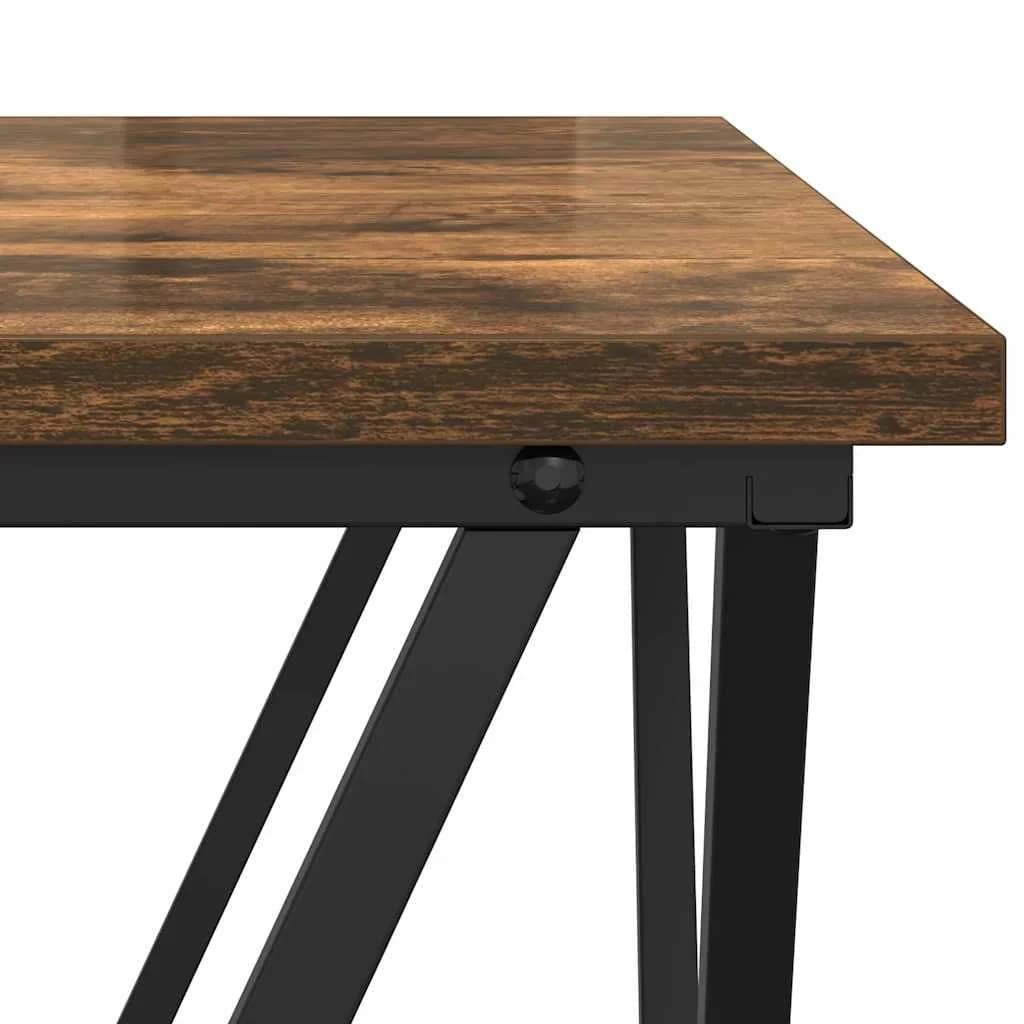 Klubska miza 3 kos Dimljeni oreh 50 x 50 x 40 cm - slika 8