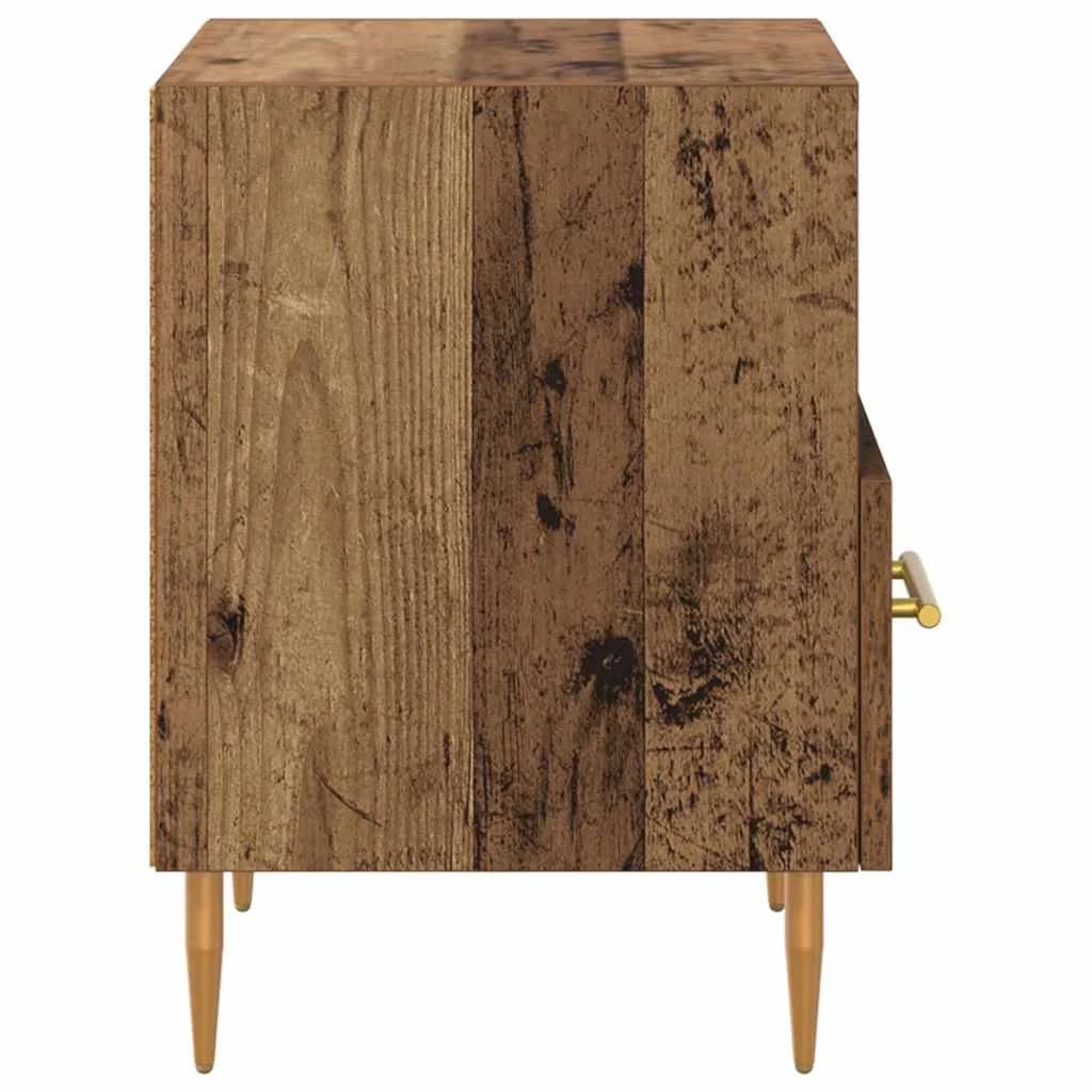 Nočna omarica Rjava 40 x 35 x 47,5 cm Inženirski les - slika 7