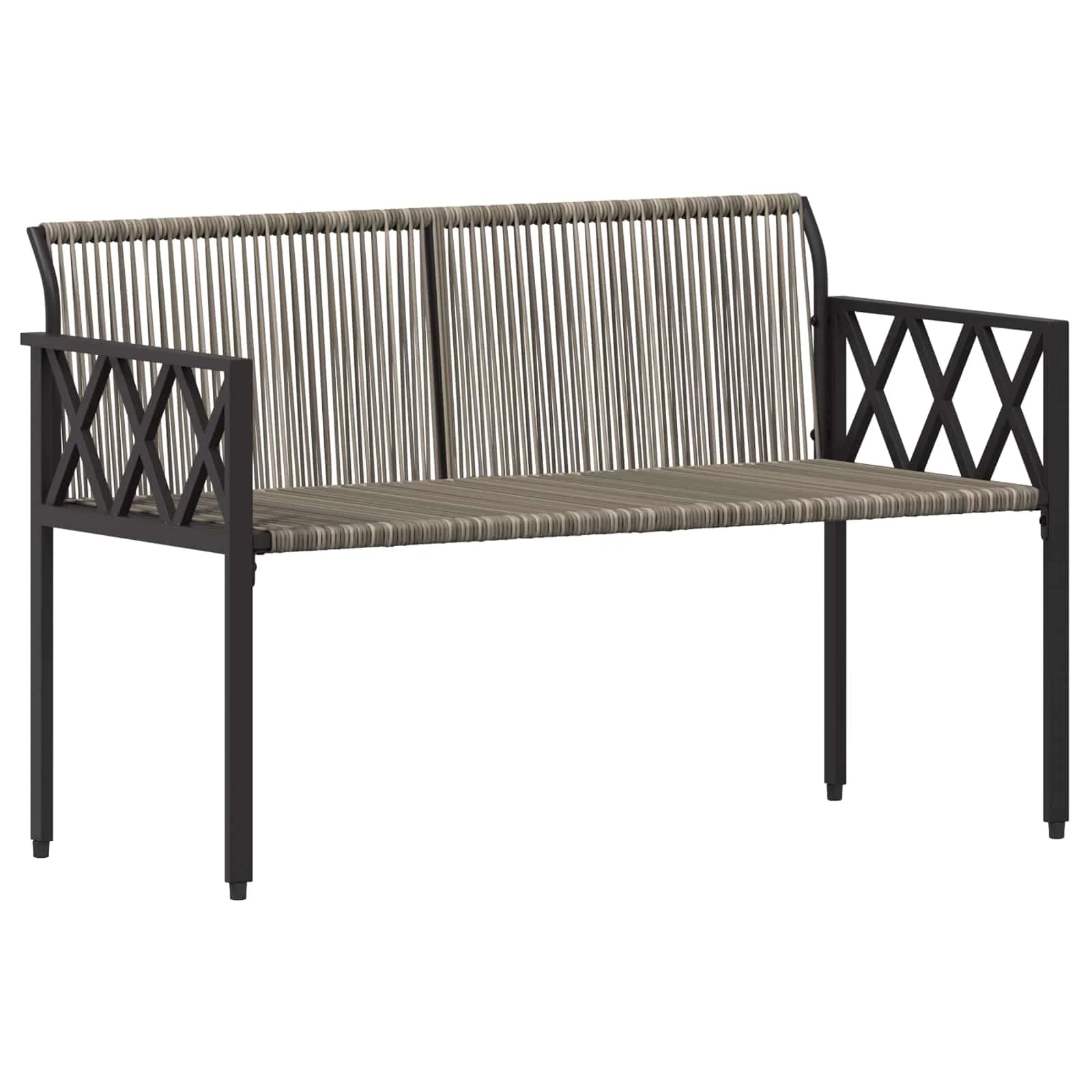 Zunanje klopi 2 -Seater 116 x 56 x 75 cm poli ratan - slika 4