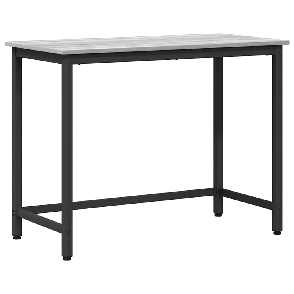 miza Siva Sonoma 80 x 50 x 76,5 cm Inženirski les in jeklo - slika 2