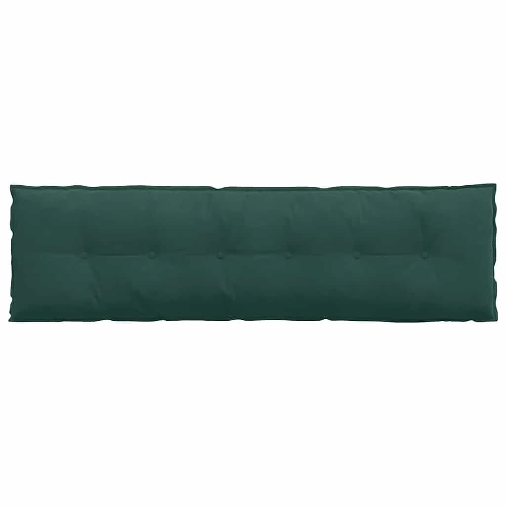Poglavni vzglavnik Temno zelena 180 x 50 cm Žametna tkanina - slika 6