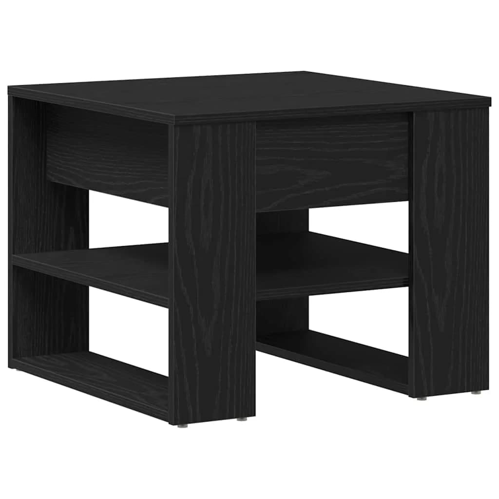 Klubska miza Črna Orehovina 55,5 x 55 x 45 cm Inženirski les - slika 2