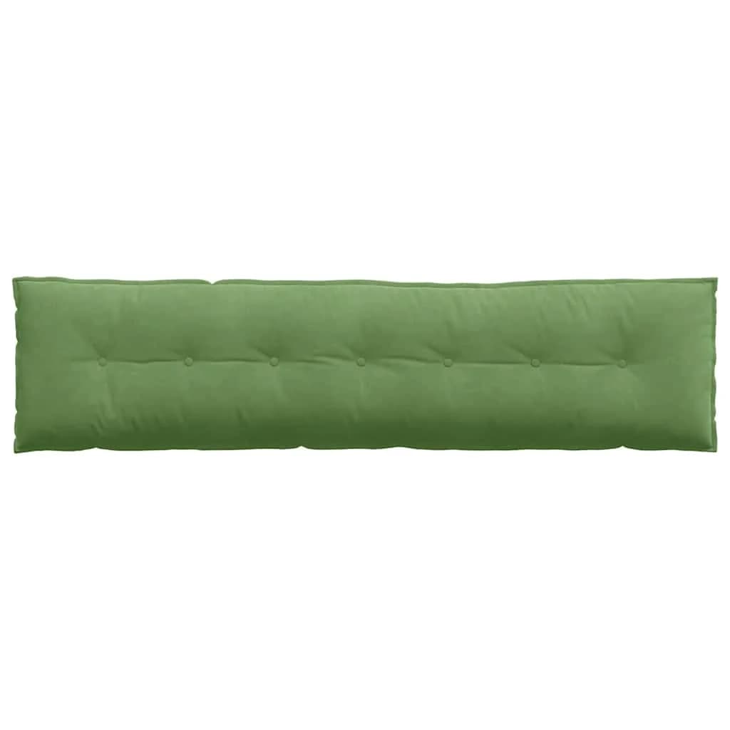 Poglavni vzglavnik Svetlo zelena 200 x 50 cm Žametna tkanina - slika 6