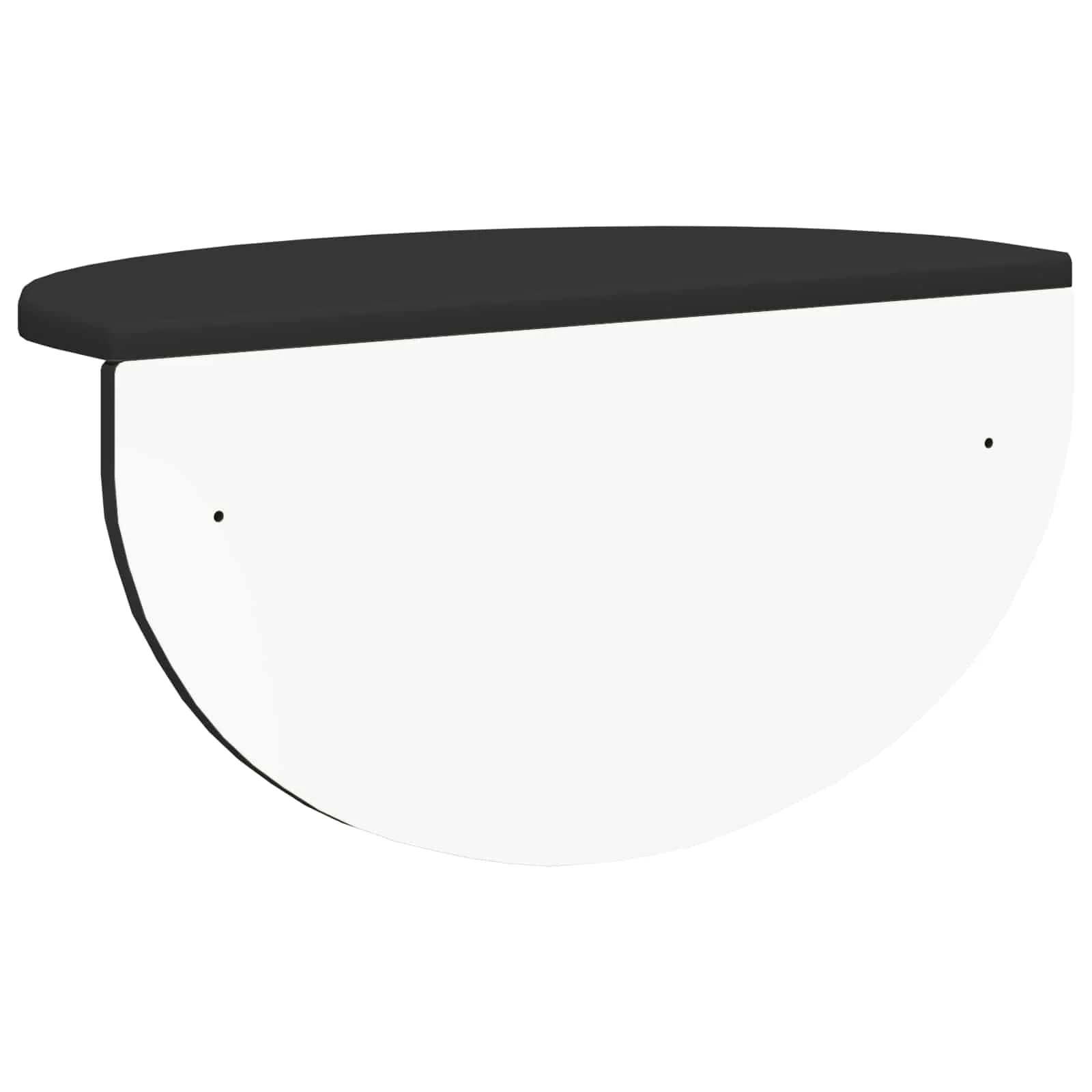 Stenska polica Montaža za steno Črna 48 x 24 x 24 cm - slika 7