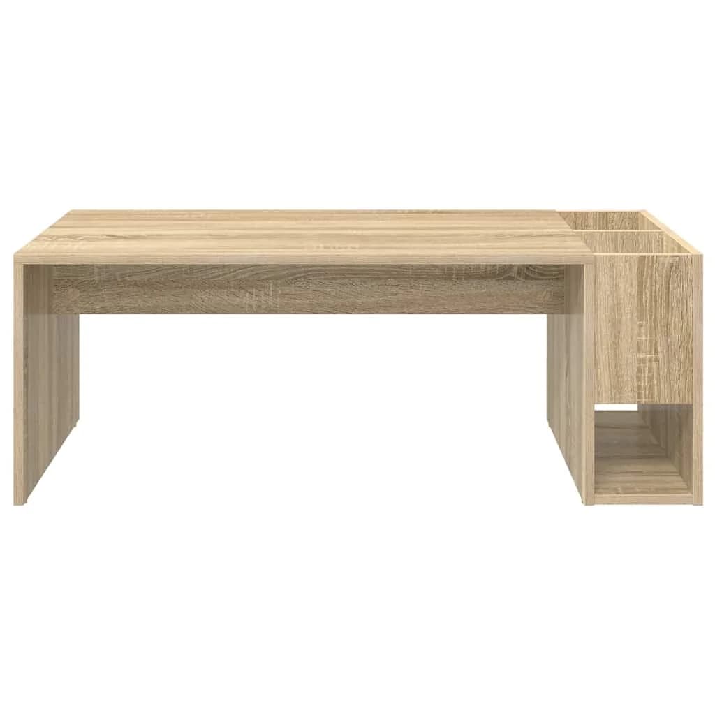 Klubska miza Sonoma hrast 101,5 x 50 x 37 cm Inženirski les - slika 5