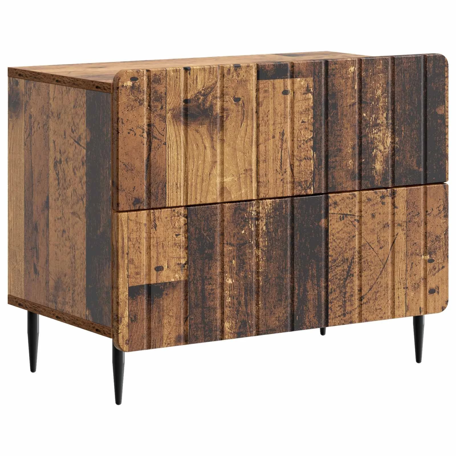 Nočna omarica Star les 62 x 34,5 x 49,5 cm Inženirski les - slika 2