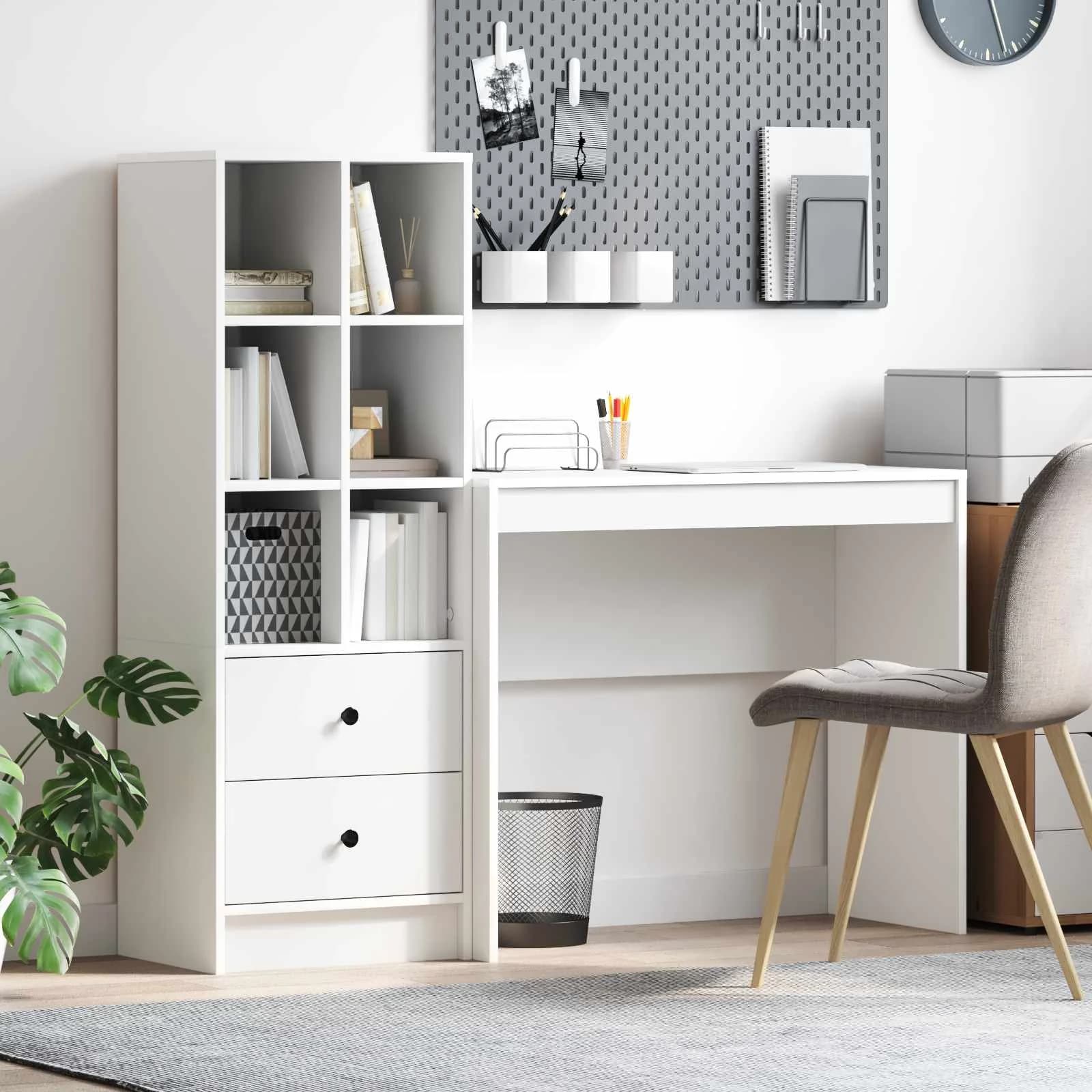 Miza Bela 135,5 x 40 x 127 cm 2 kos