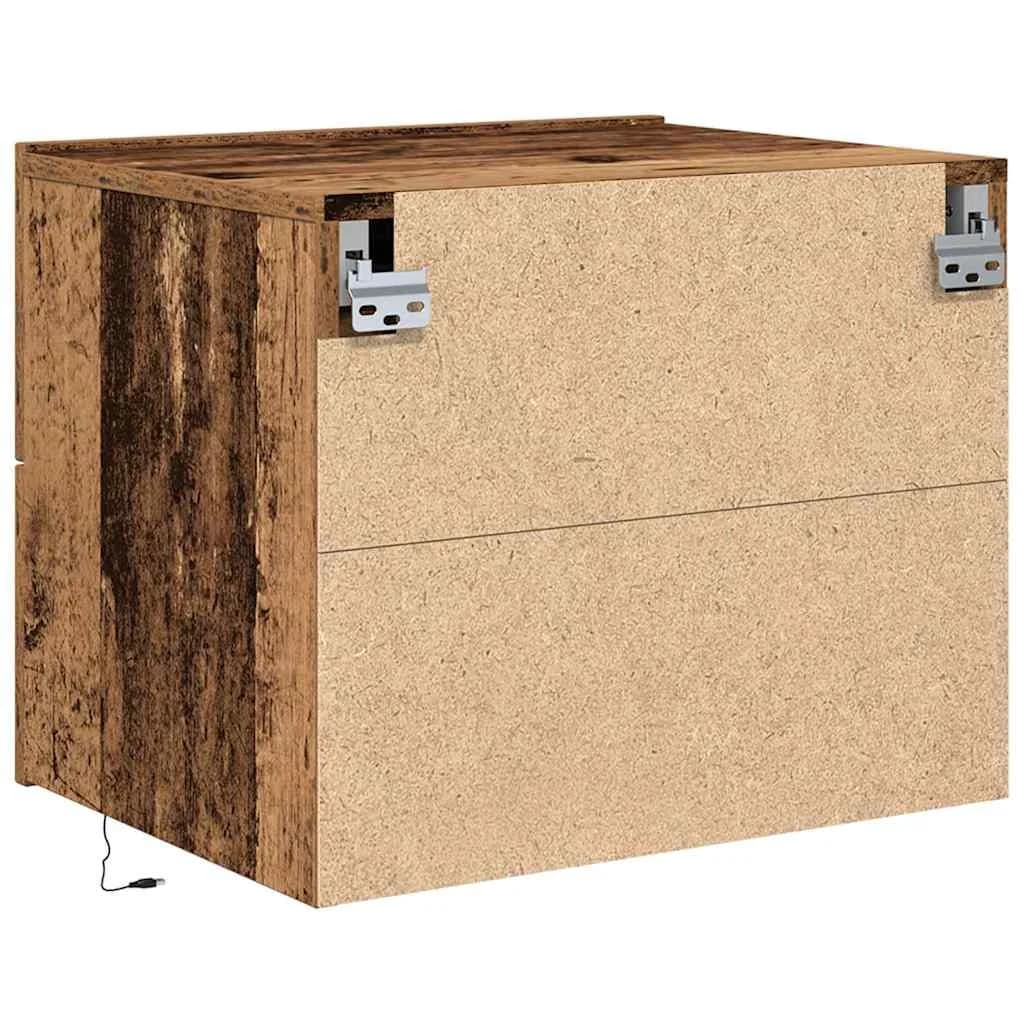 Nočna omarica 2 kos Star les 50 x 39 x 41 cm Inženirski les - slika 10