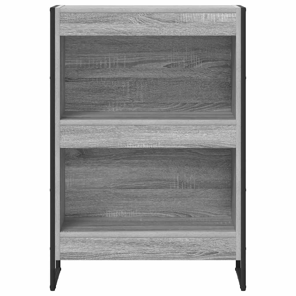 Knjigovni omar 60 x 30 x 86,5 cm Inženirski les Siva Sonoma - slika 5