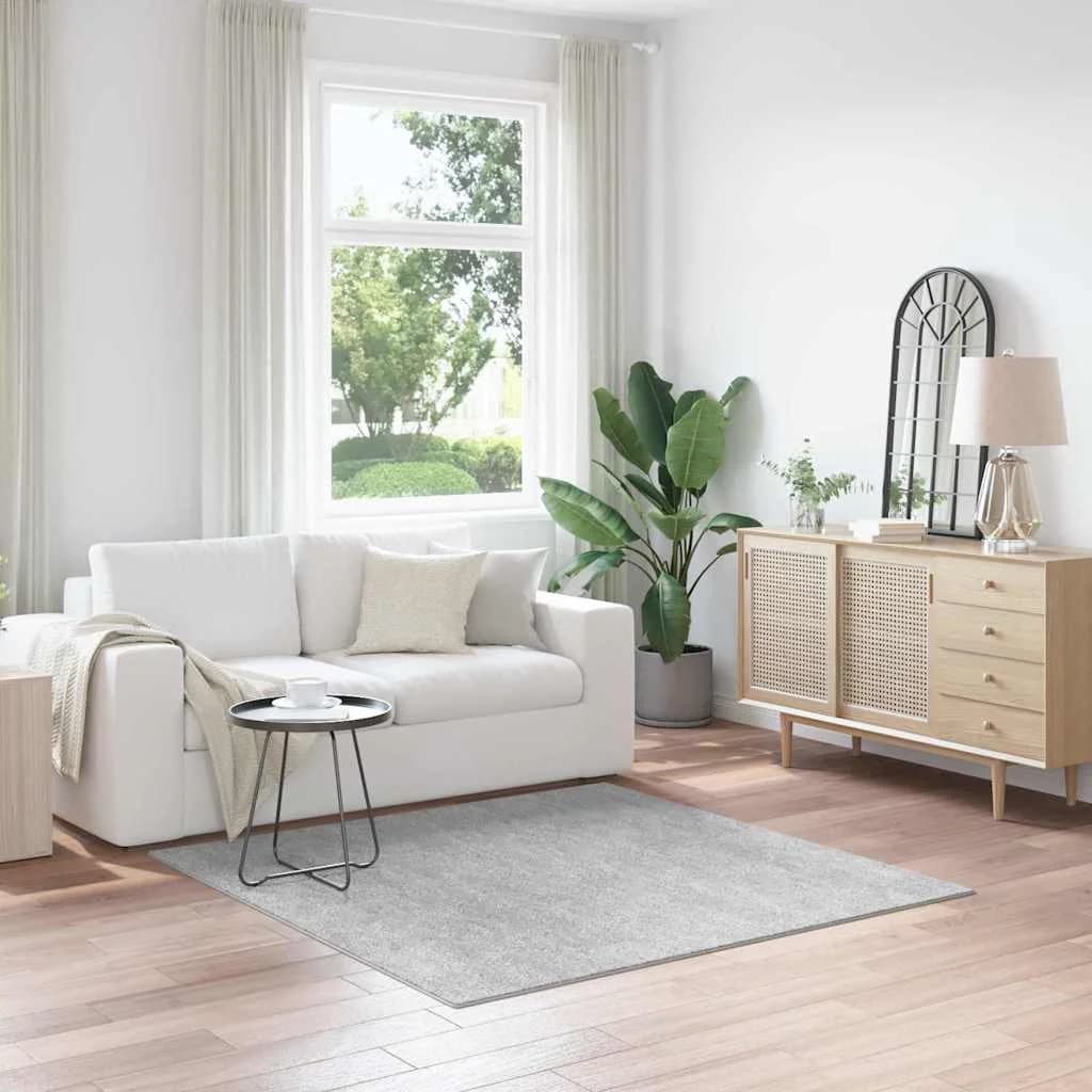 Antiskluzna Shaggy Preproga Siva 160 x 160 cm PP