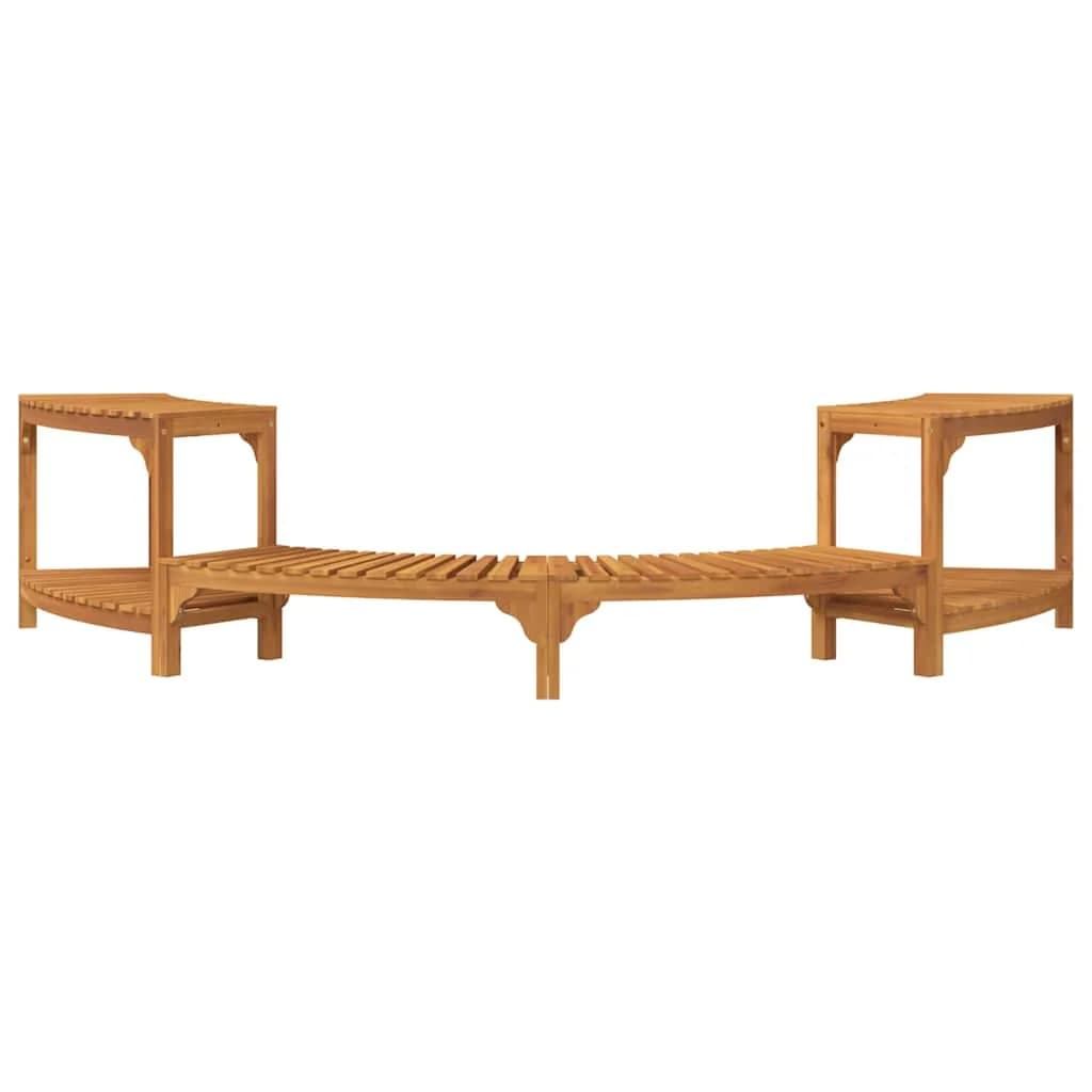 Obdaja vročo kad polkrožno Rjava 272 x 120 x 55,5 cm - slika 5