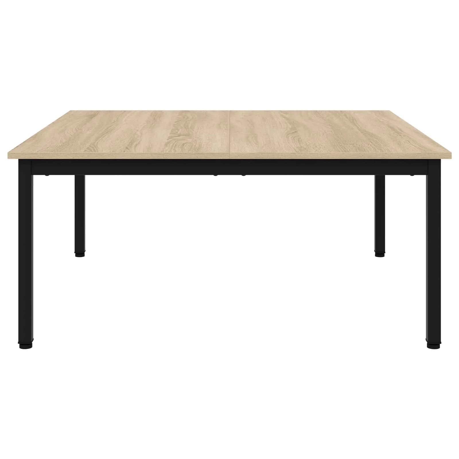 Klubska miza Sonoma 100 x 100 x 45 cm Inženirski les - slika 5