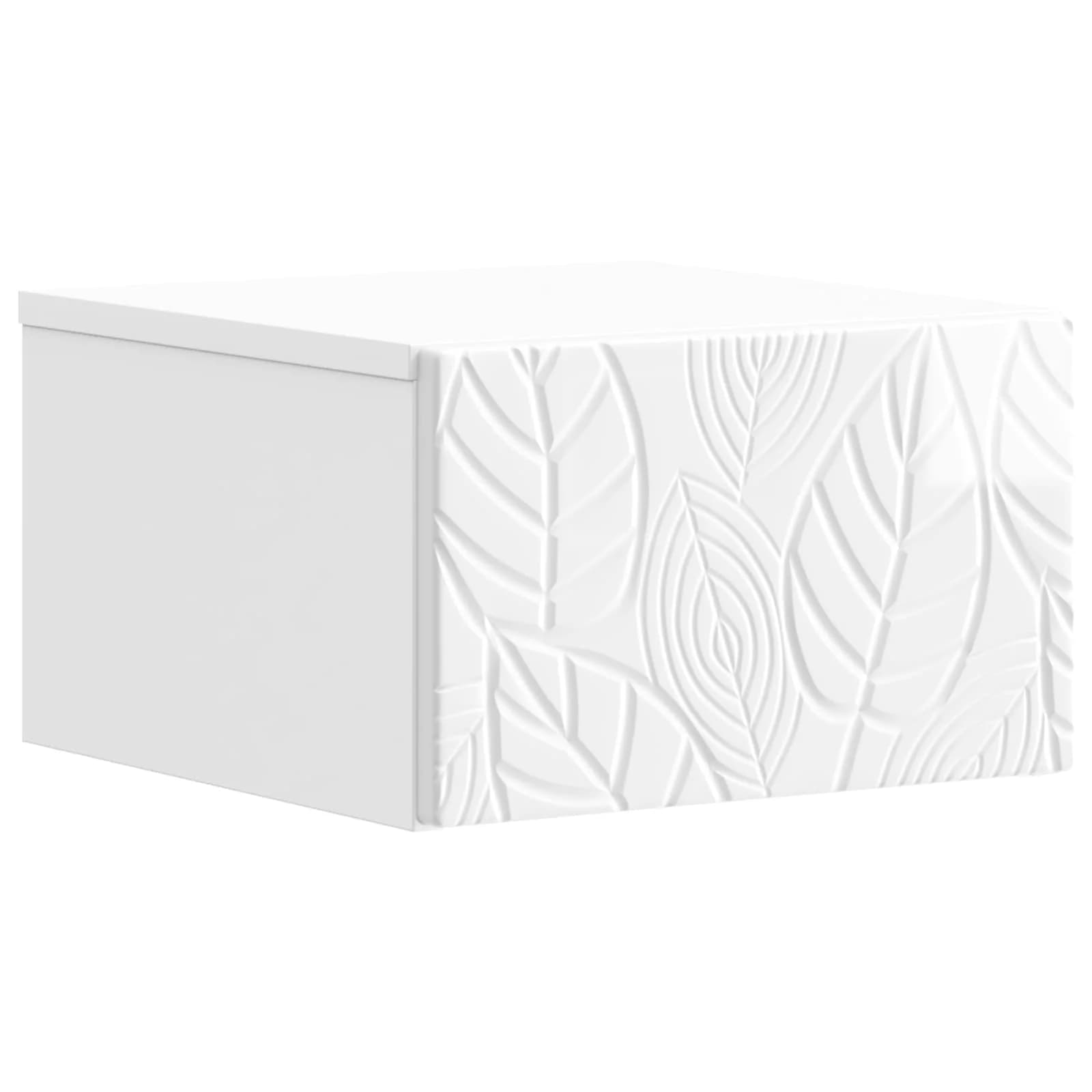 Stenska stranska miza 2 kos Bela visok sijaj 34,5 x 33 x 20 cm - slika 4