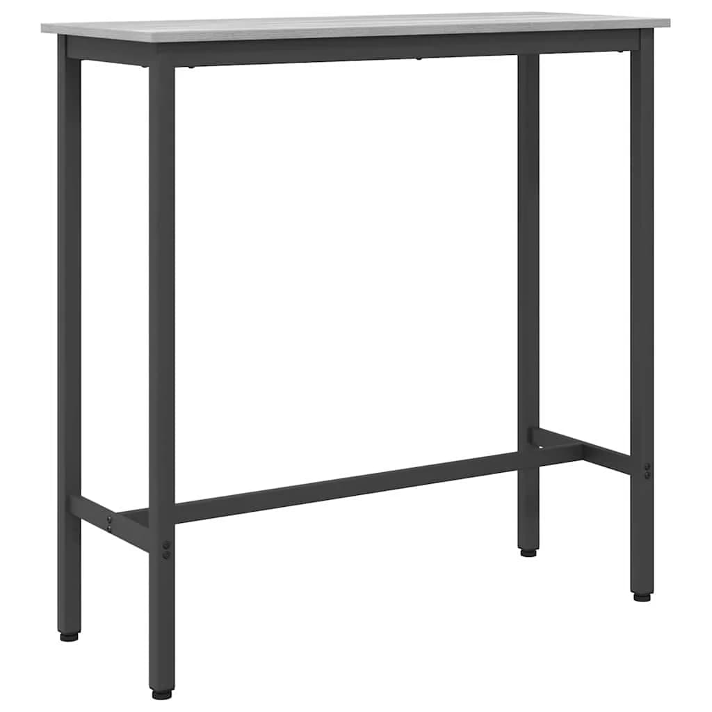 miza Siva Sonoma 100 x 40 x 100,5 cm Inženirski les in jeklo - slika 2