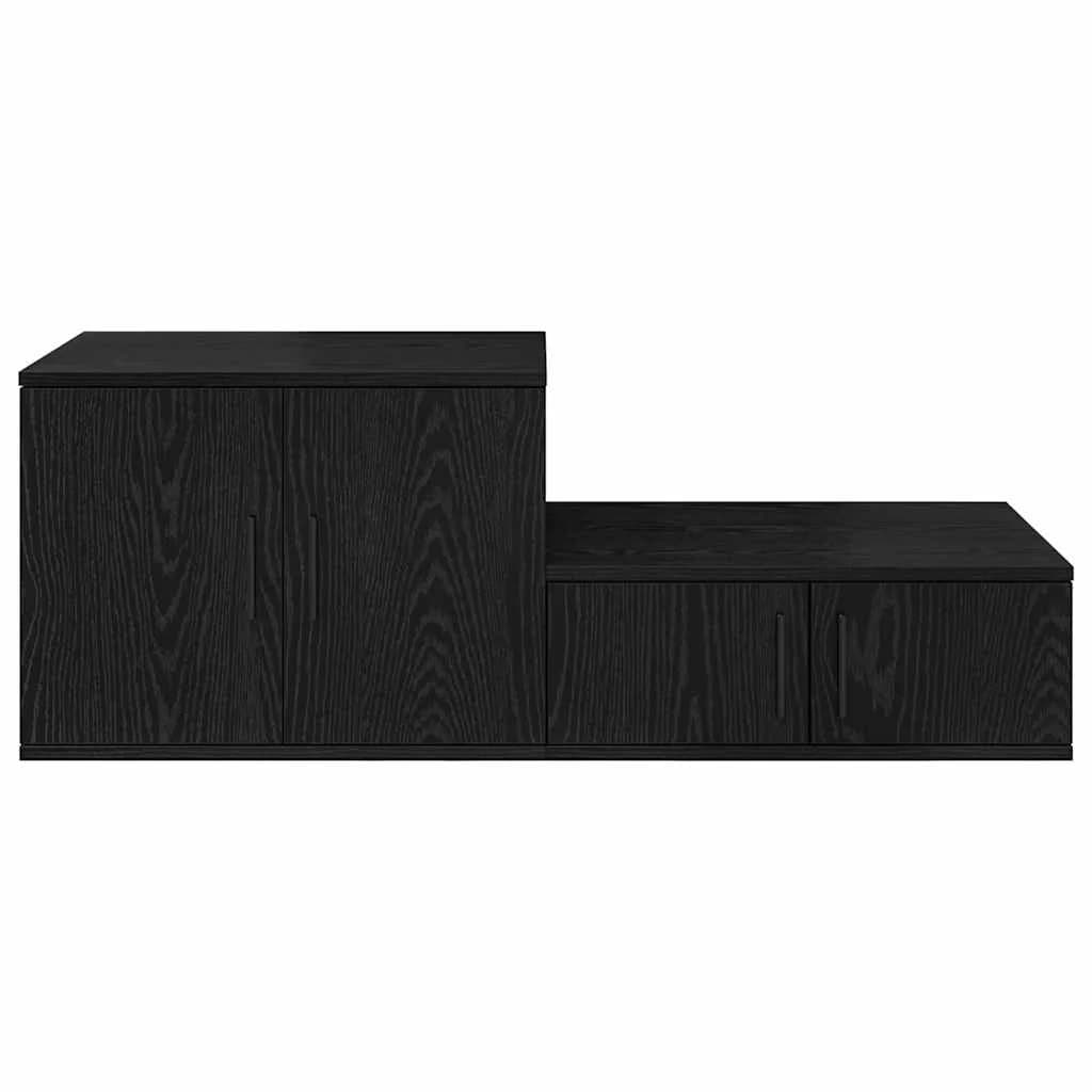Omarica za shranjevanje 2 kos Črna Orehovina 108 x 41 x 40 cm - slika 7