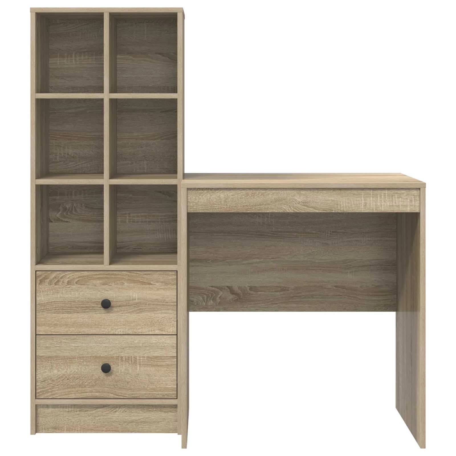 Miza Sonoma hrast 115,5 x 50 x 127 cm 2 kos - slika 8