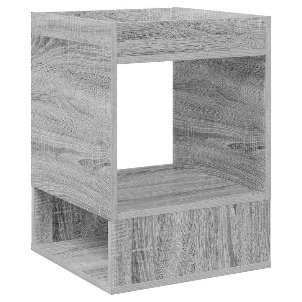 Stranska miza Siva Sonoma 40 x 40 x 56 cm Inženirski les - slika 2