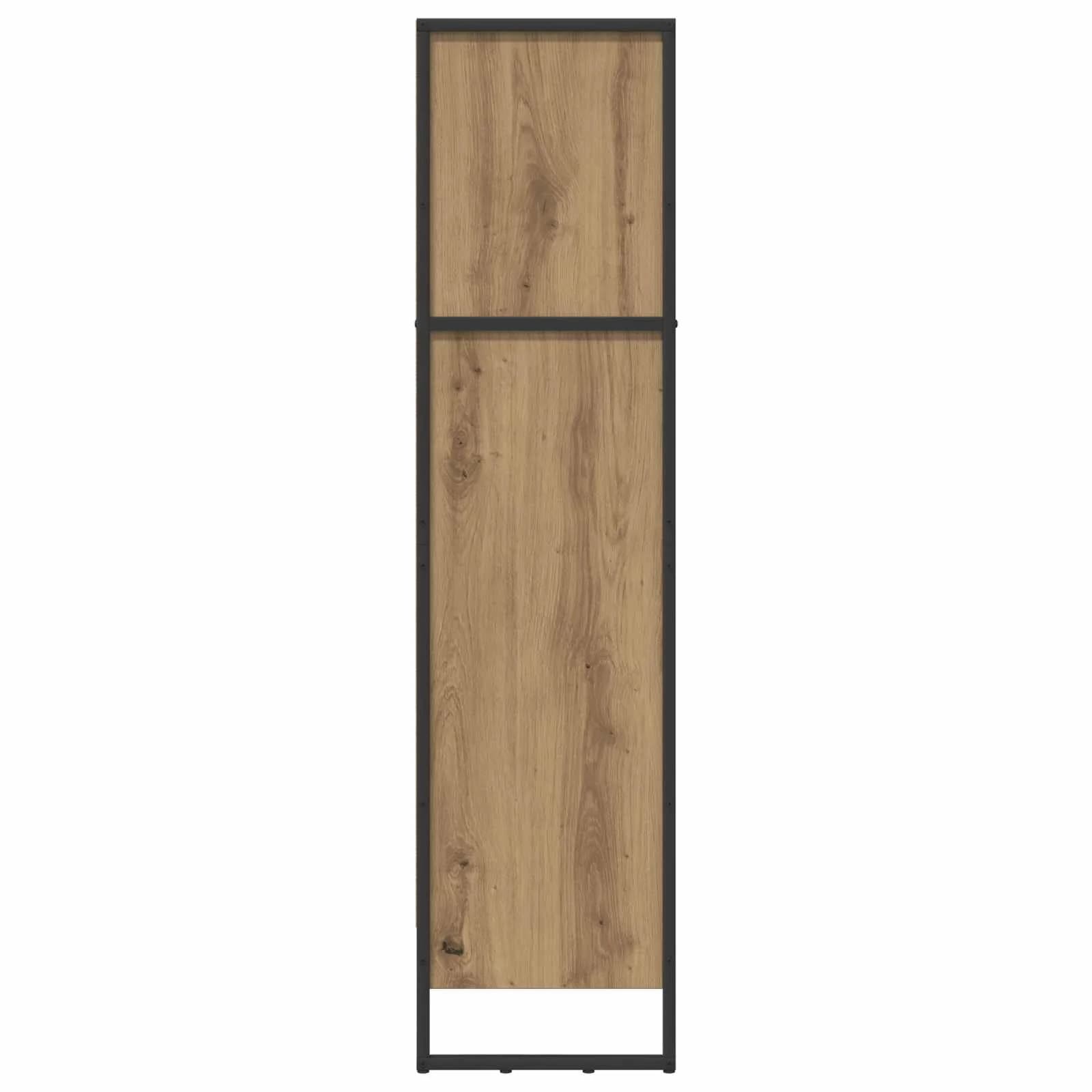 Knjigovni omar 80 x 30 x 121 cm Inženirski les Oreh - slika 6