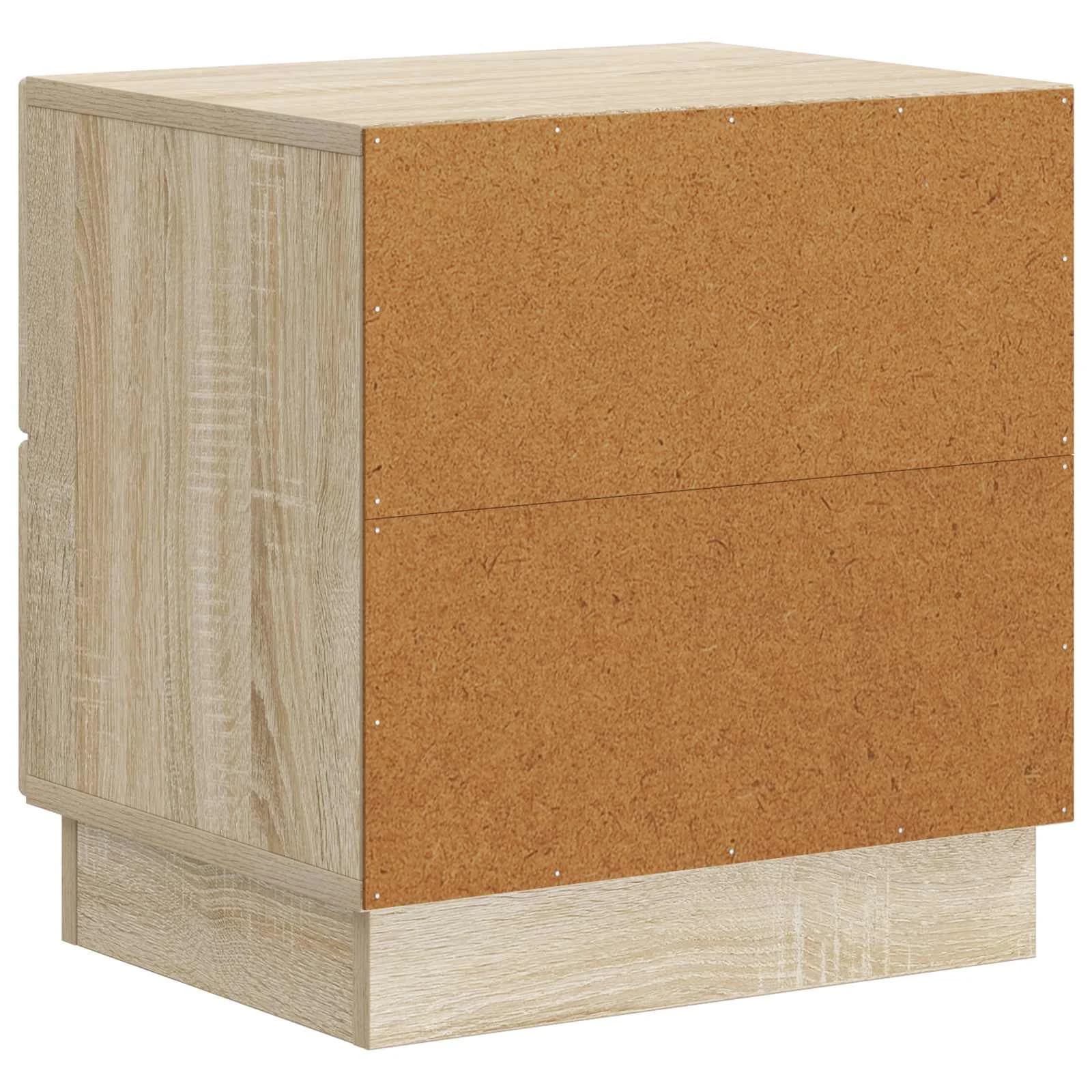 Nočna omarica Sonoma hrast 43 x 34,5 x 44,5 cm Inženirski les - slika 7
