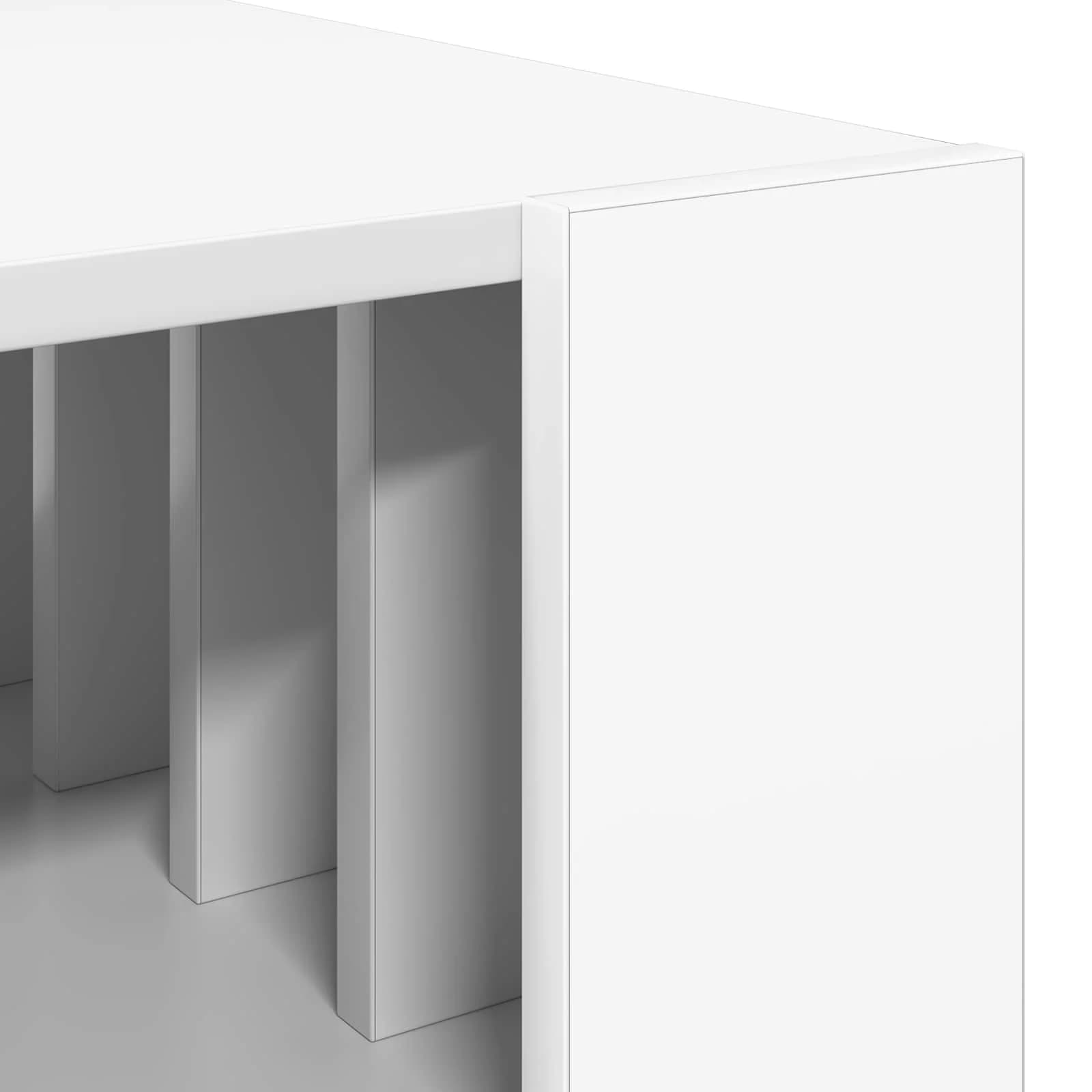 Klubska miza Bela 92 x 49,5 x 45 cm Inženirski les - slika 8
