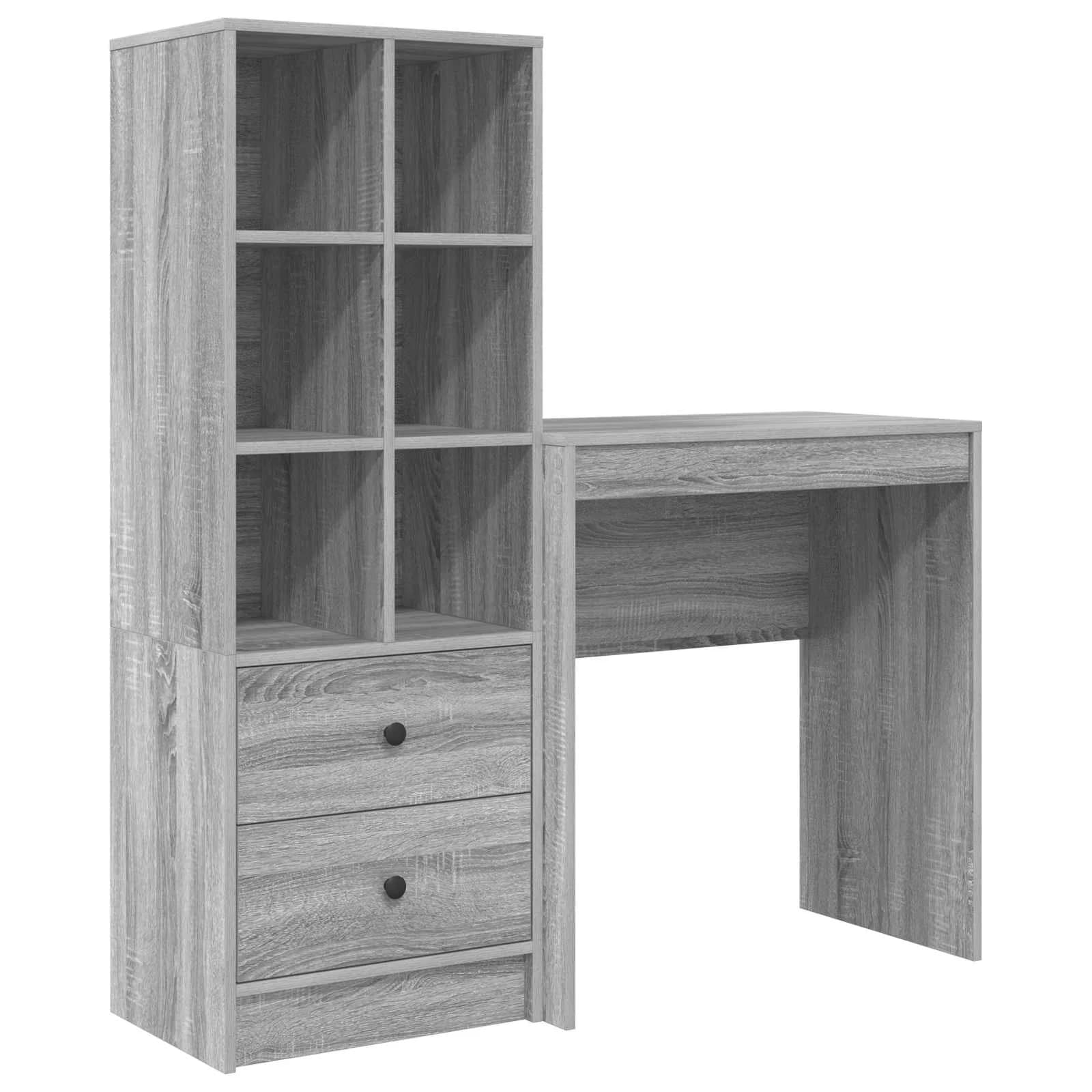 Miza Siva Sonoma 115,5 x 40 x 127 cm 2 kos - slika 2