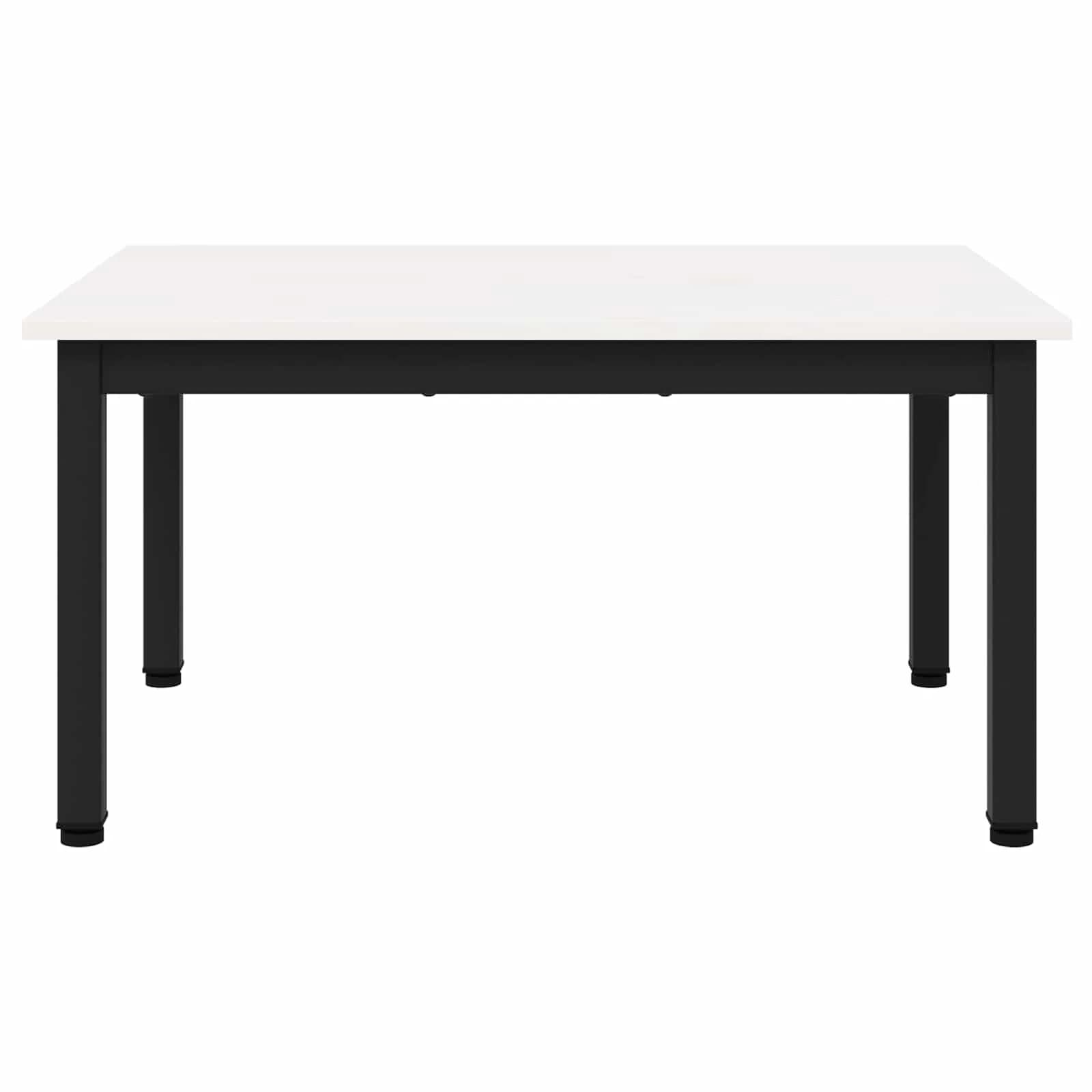 Klubska miza Bela 70 x 50 x 36 cm Masivno borovo les - slika 5