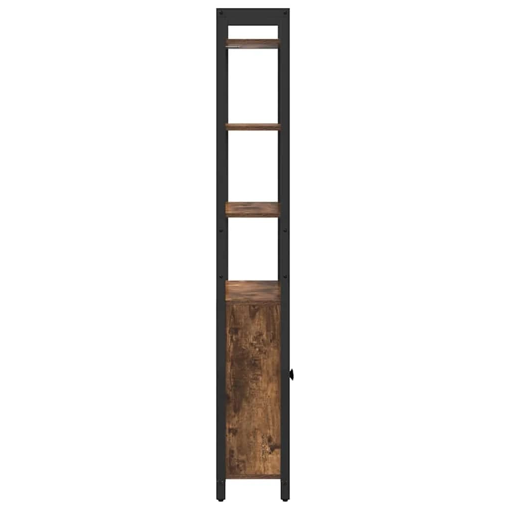 Knjigovni omar 6 nivojev 60 x 24 x 161 cm Inženirski les - slika 7