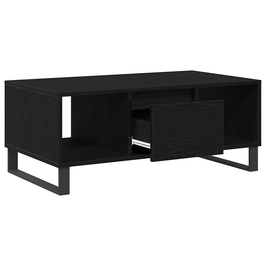 Klubska miza Črna Orehovina 90 x 50 x 36.5 cm Inženirski les - slika 5
